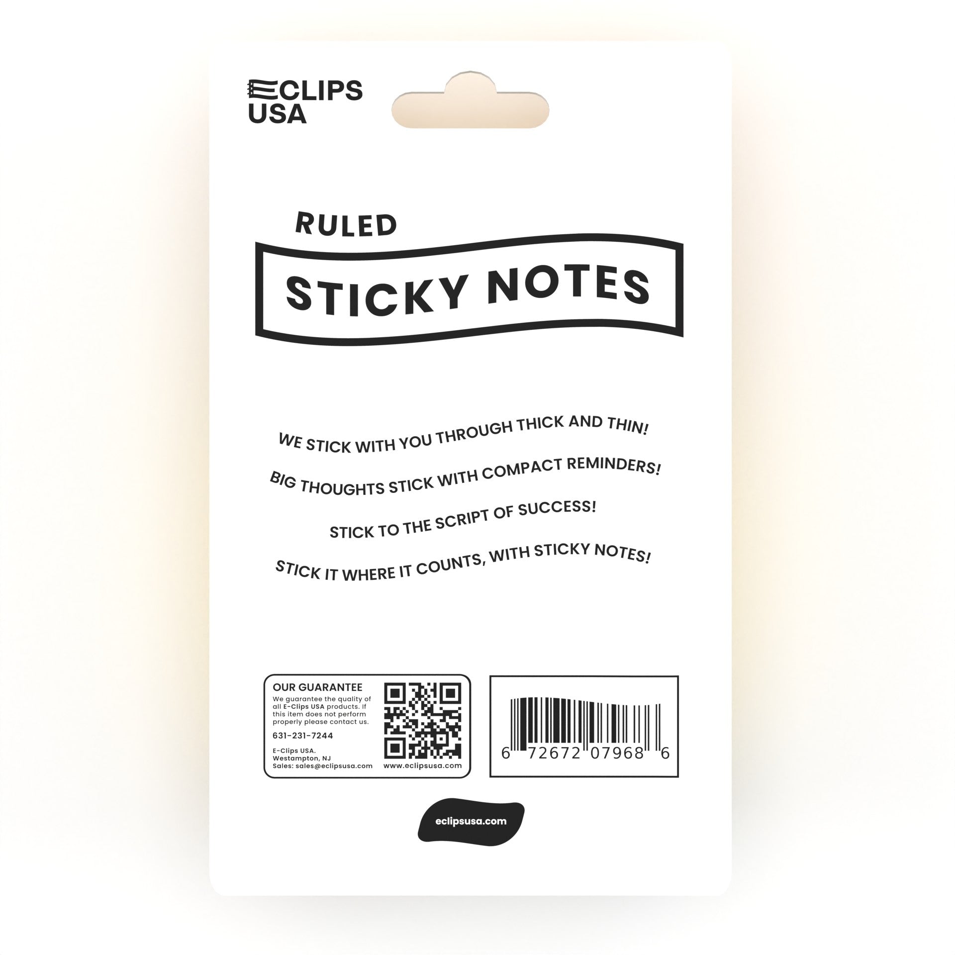 Yellow Wholesale Sticky Notes - Ruled 3" x 3" Pad - 3 Pads Per Pack - Bulk Case of 48 Packs
