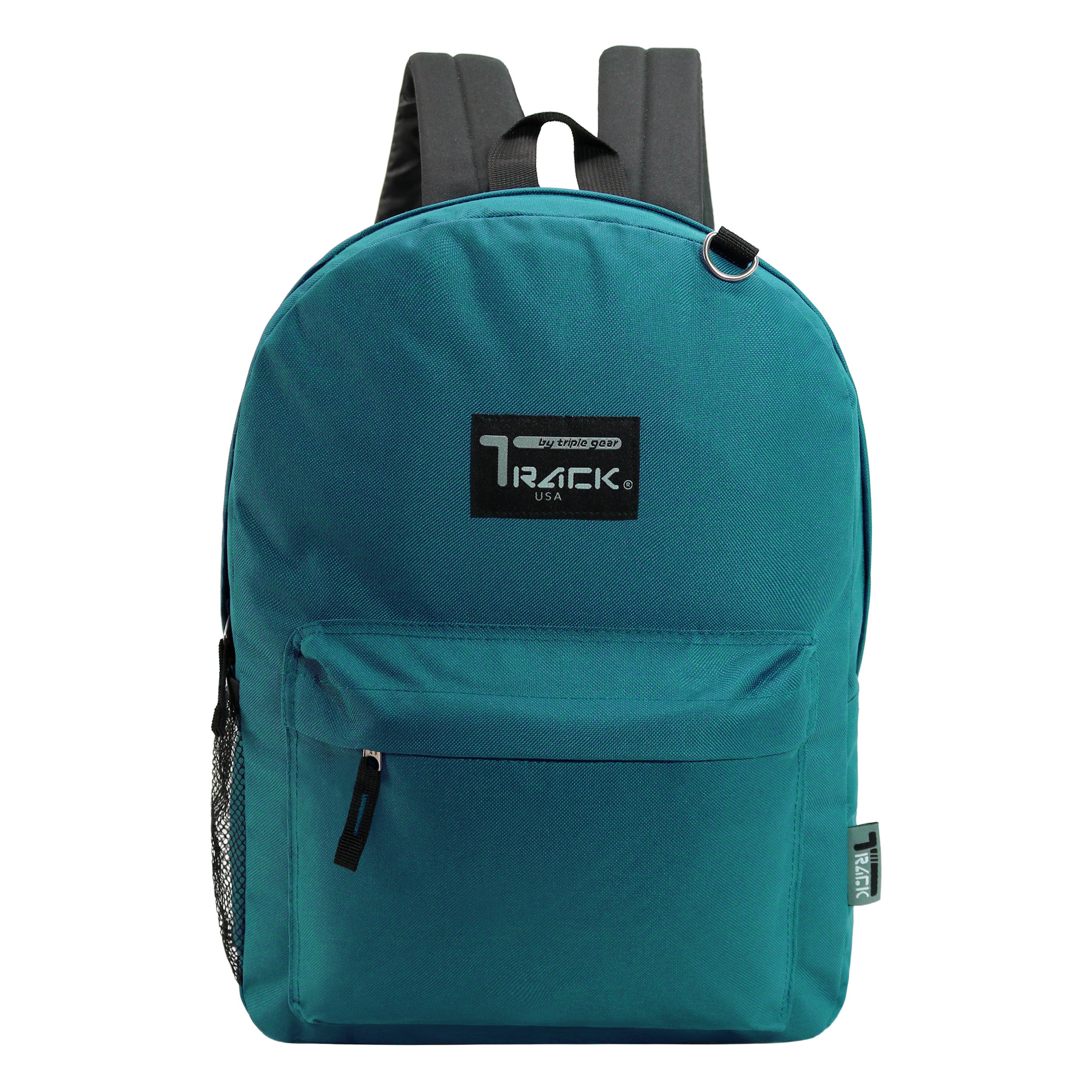 17" Wholesale Backpacks In Teal | Padded Back | Bulk Case of 24 Bookbags