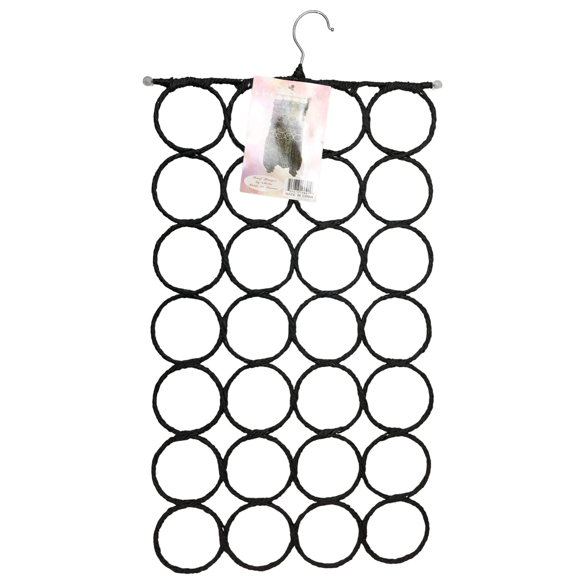 CLEARANCE WHOLESALE SCARF HANGERS (CASE OF 48 - $1.25 / PIECE)  Wholesale Scarf hangers in Assorted Colors SKU: 13801-48