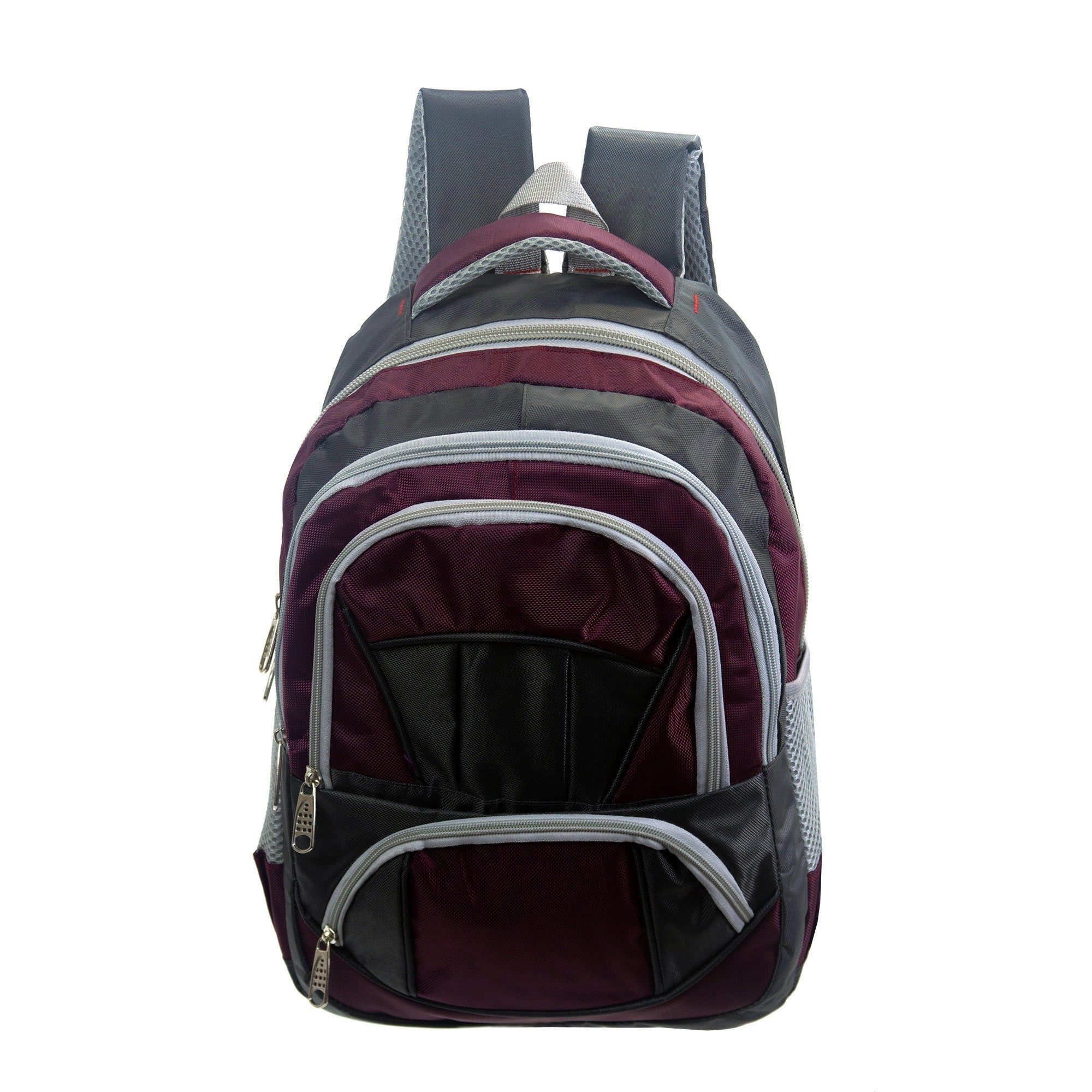 16" Premium Padded Wholesale Backpacks in 6 Colors - Bulk Case of 24 Bookbags