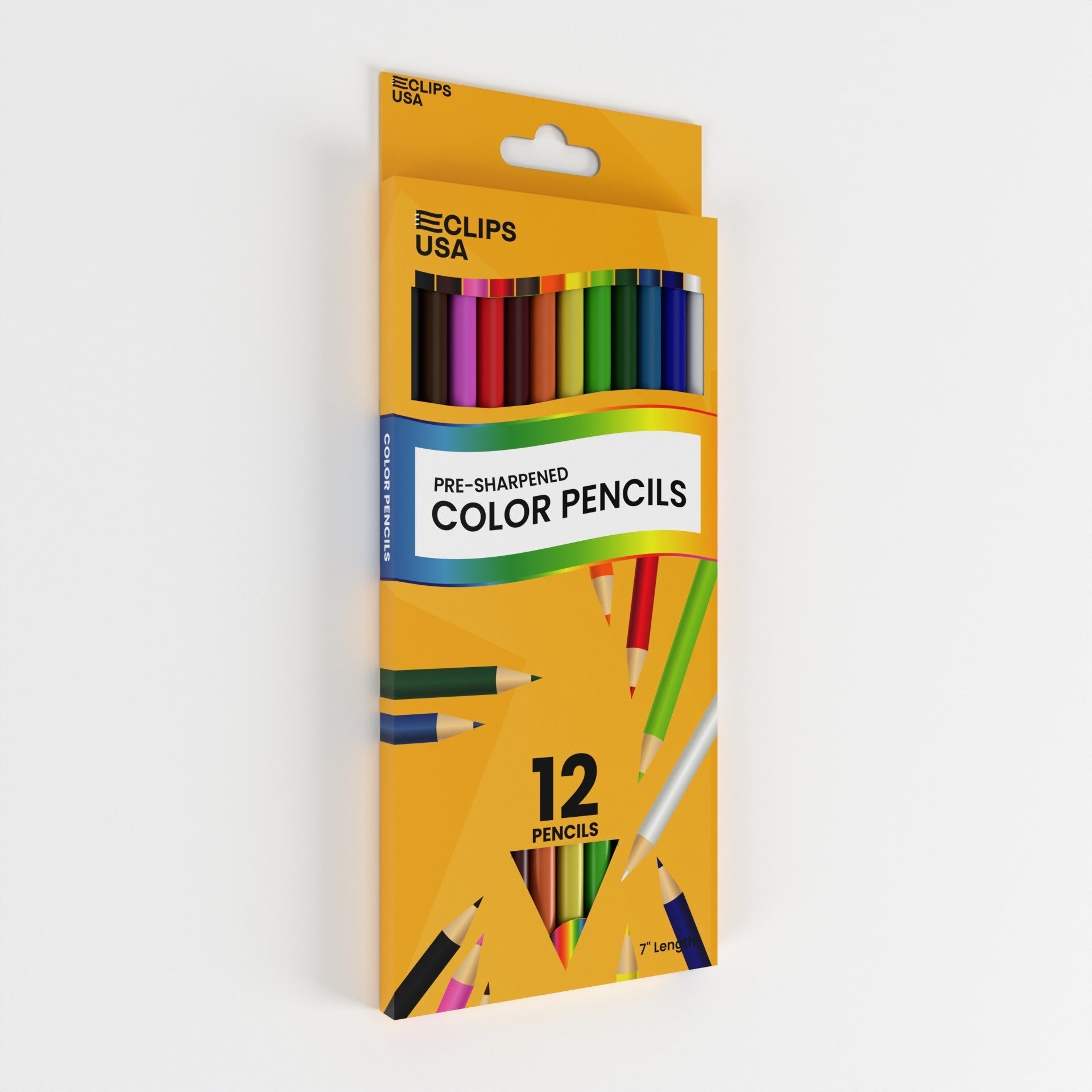 Colored Pencils - Pre-sharpened, 12-count