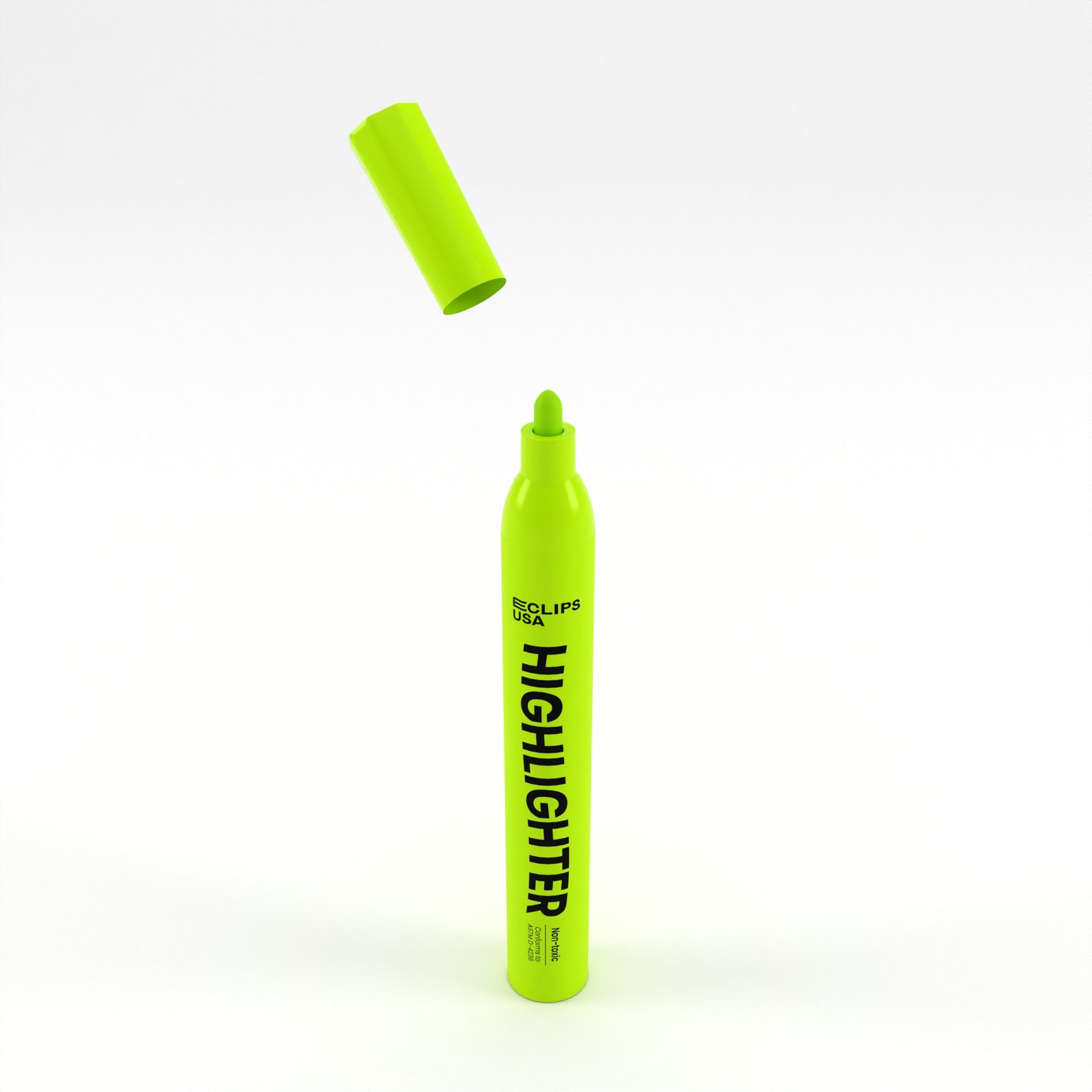 Yellow Wholesale Highlighters - Fine Tip & Non-Toxic - Bulk Case of 350 Highlighters