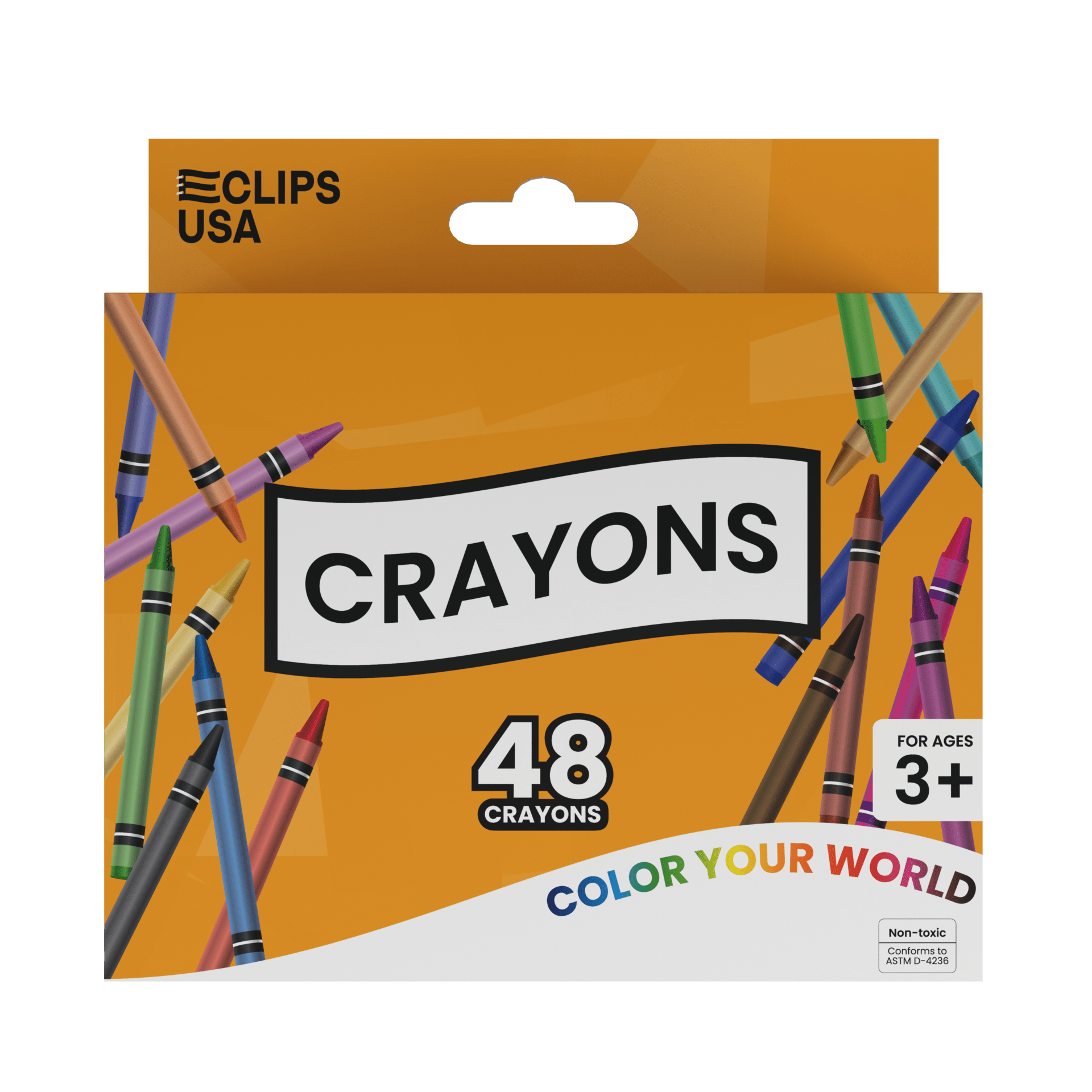 Front facing image of Standard Crayons.