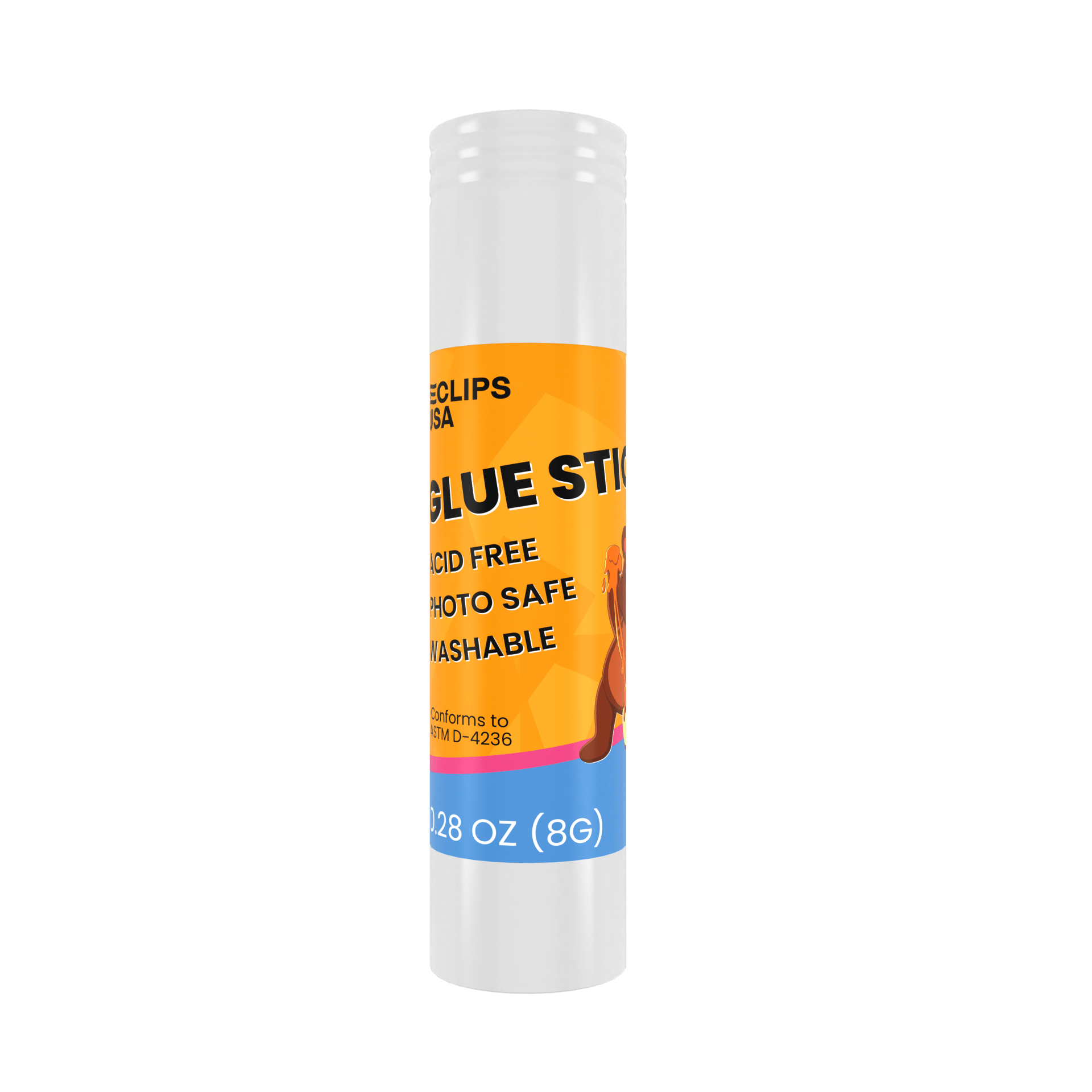 Clear Glue Sticks - All-purpose, Washable, Acid-free Photo-safe, 0.32 Oz