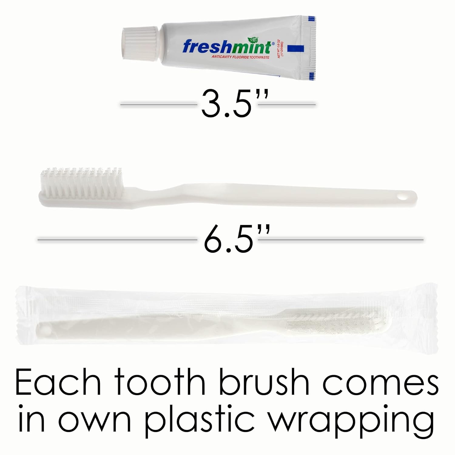 9 Piece Biovida Deluxe Wholesale Hygiene Kits - Bulk Toiletries - Case of 96