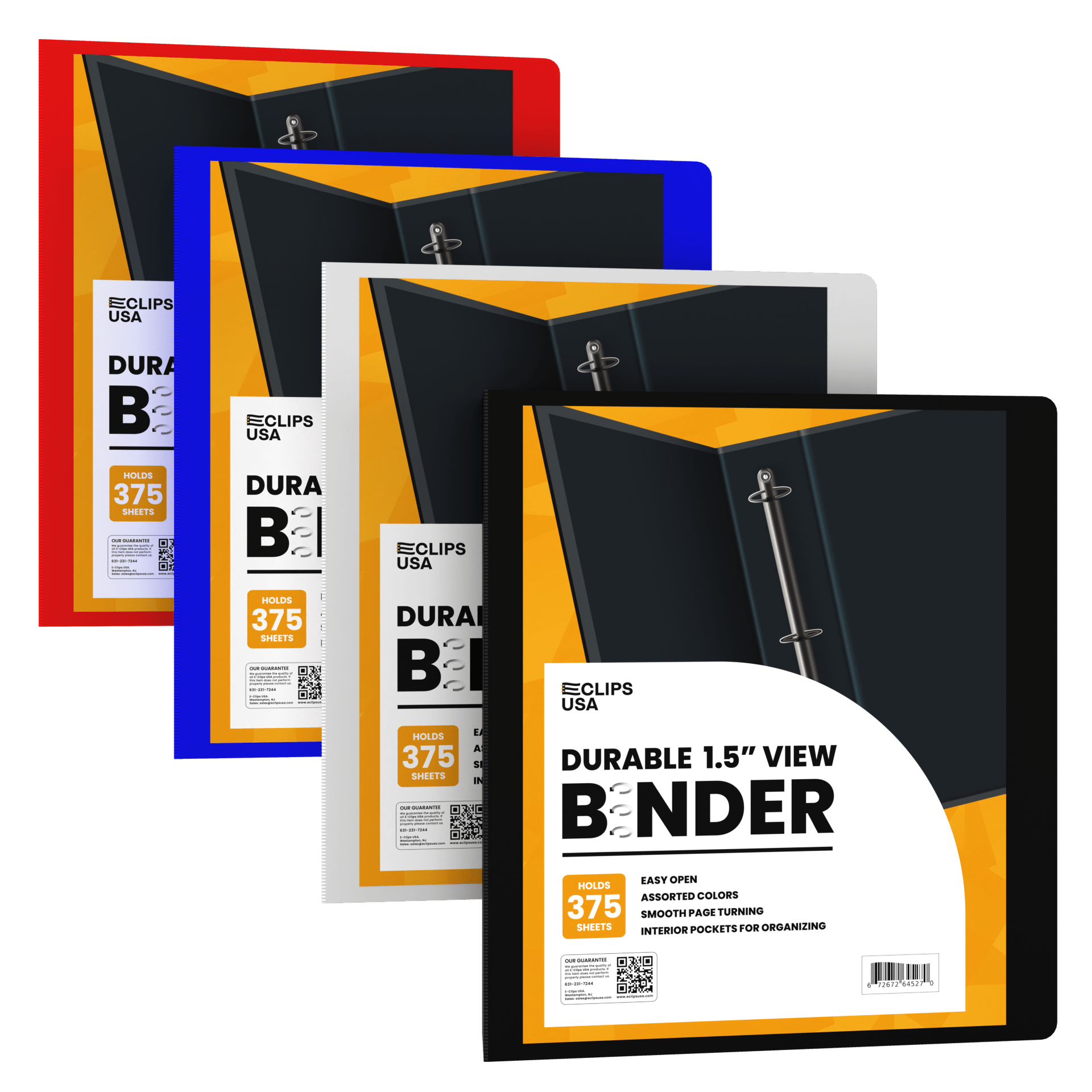 Front facing image of Durable View Binder.