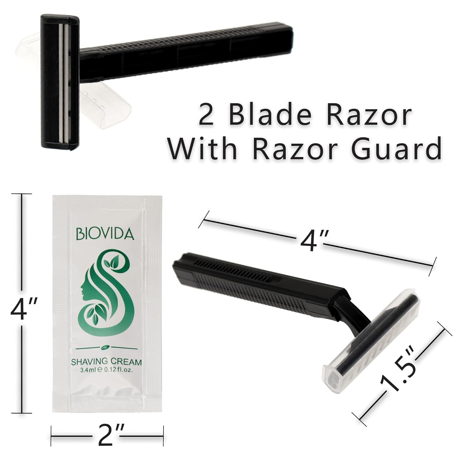 9 Piece Biovida Deluxe Wholesale Hygiene Kits - Bulk Toiletries - Case of 96