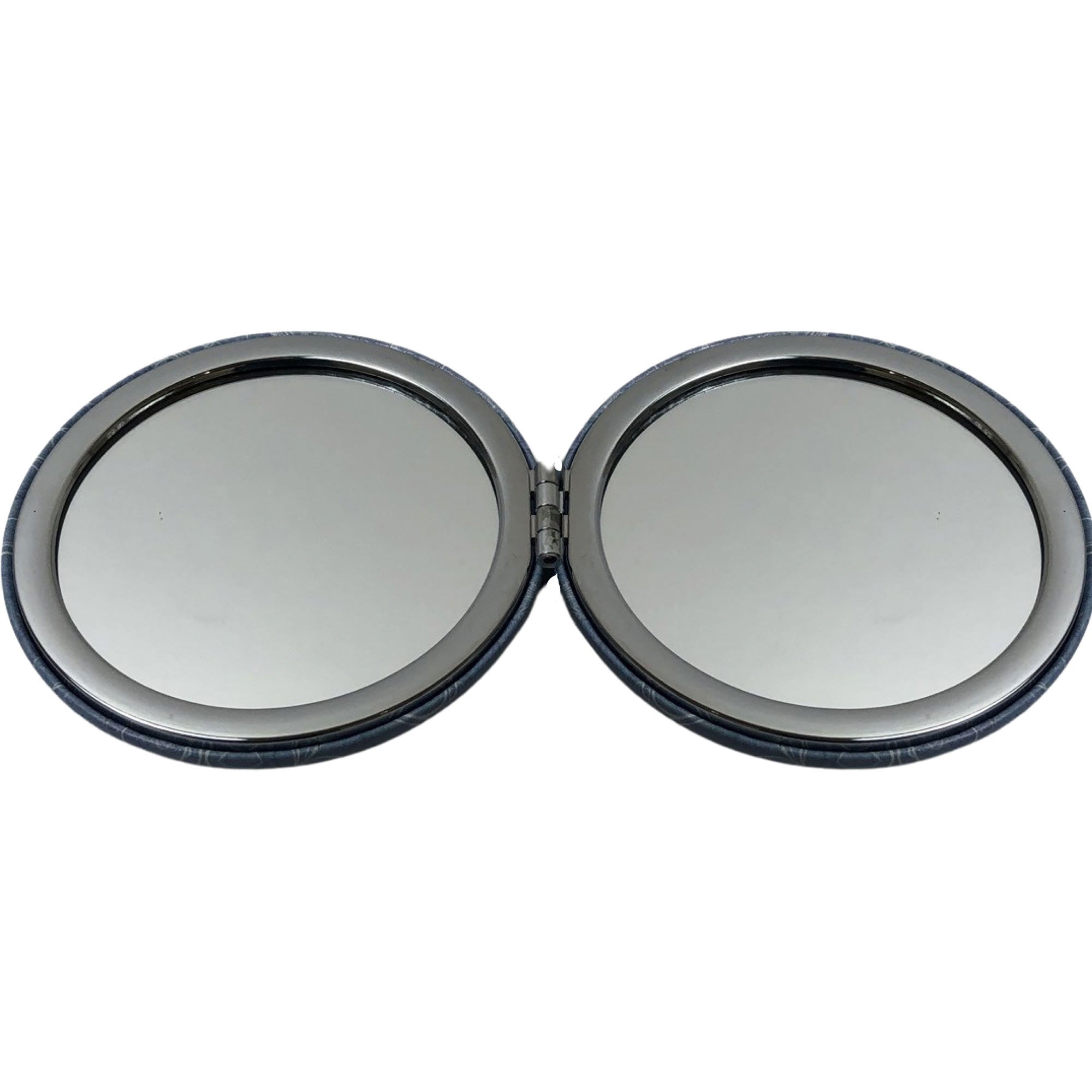 CLEARANCE COSMETIC MIRRORS NATIONAL PRINTS (CASE OF 48 - $1.50 / PIECE)  Wholesale Round Cosmetic Mirrors in Assorted Prints SKU: 906-NATIONAL-48