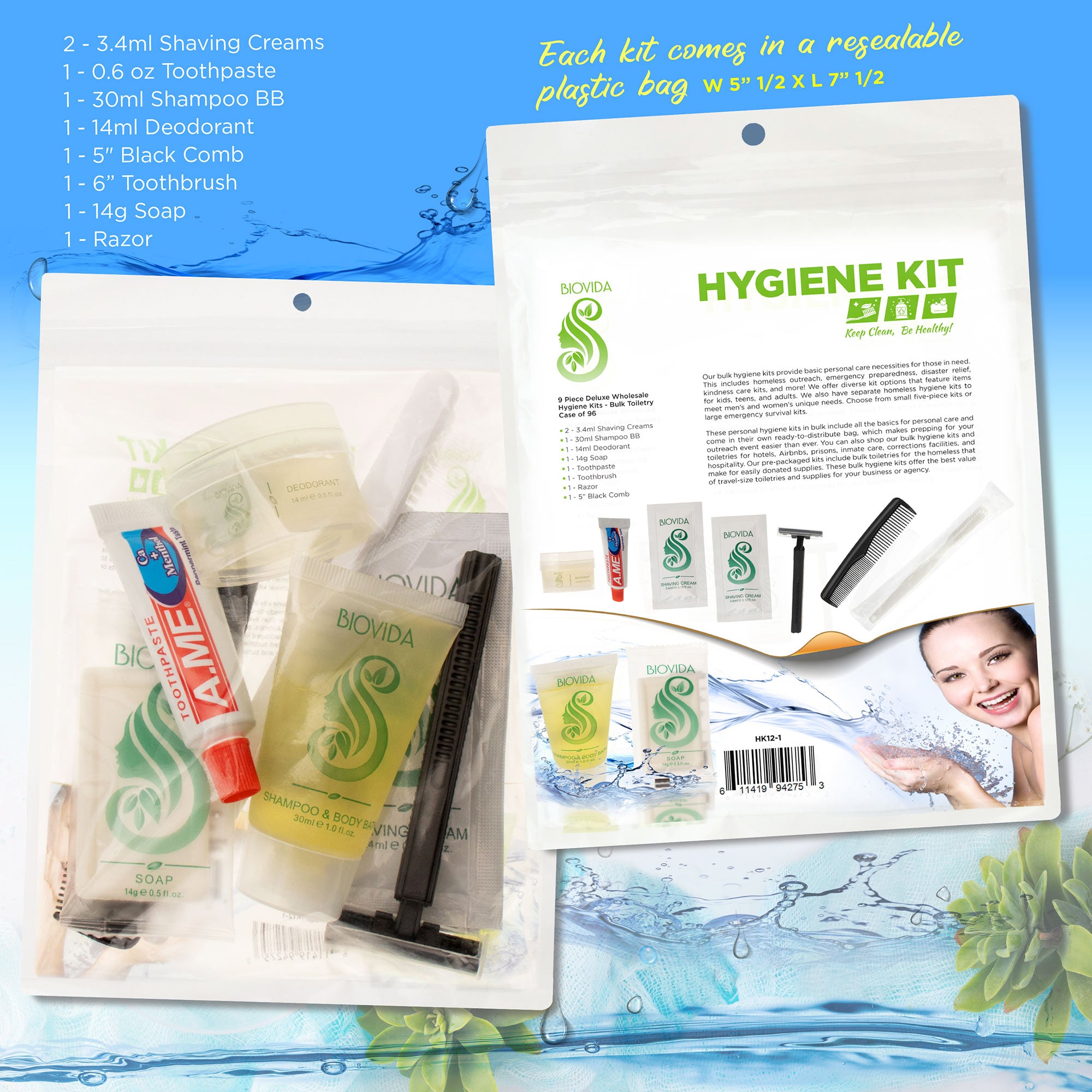 bulk hygiene kits for the homeless