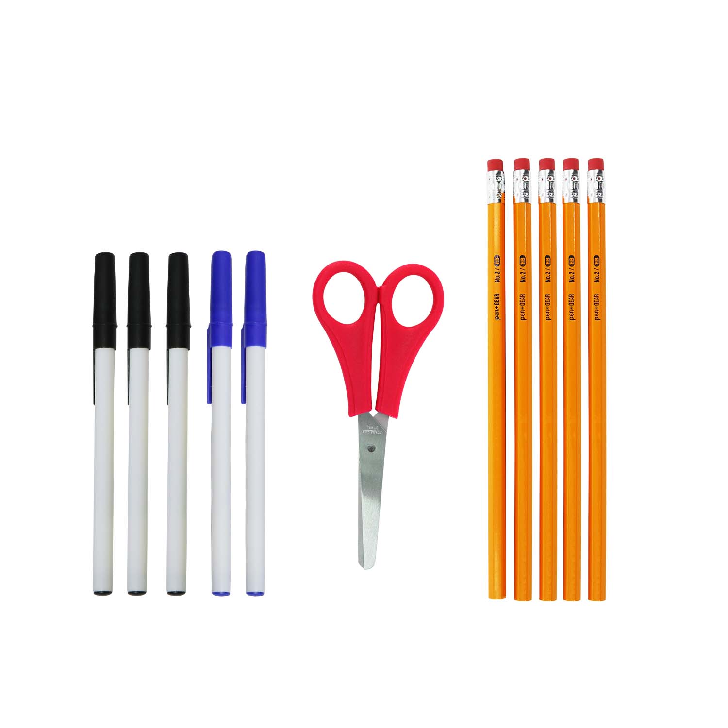 36 Piece Wholesale Basic School Supply Kits for Students - Bulk Case of 48 Kits