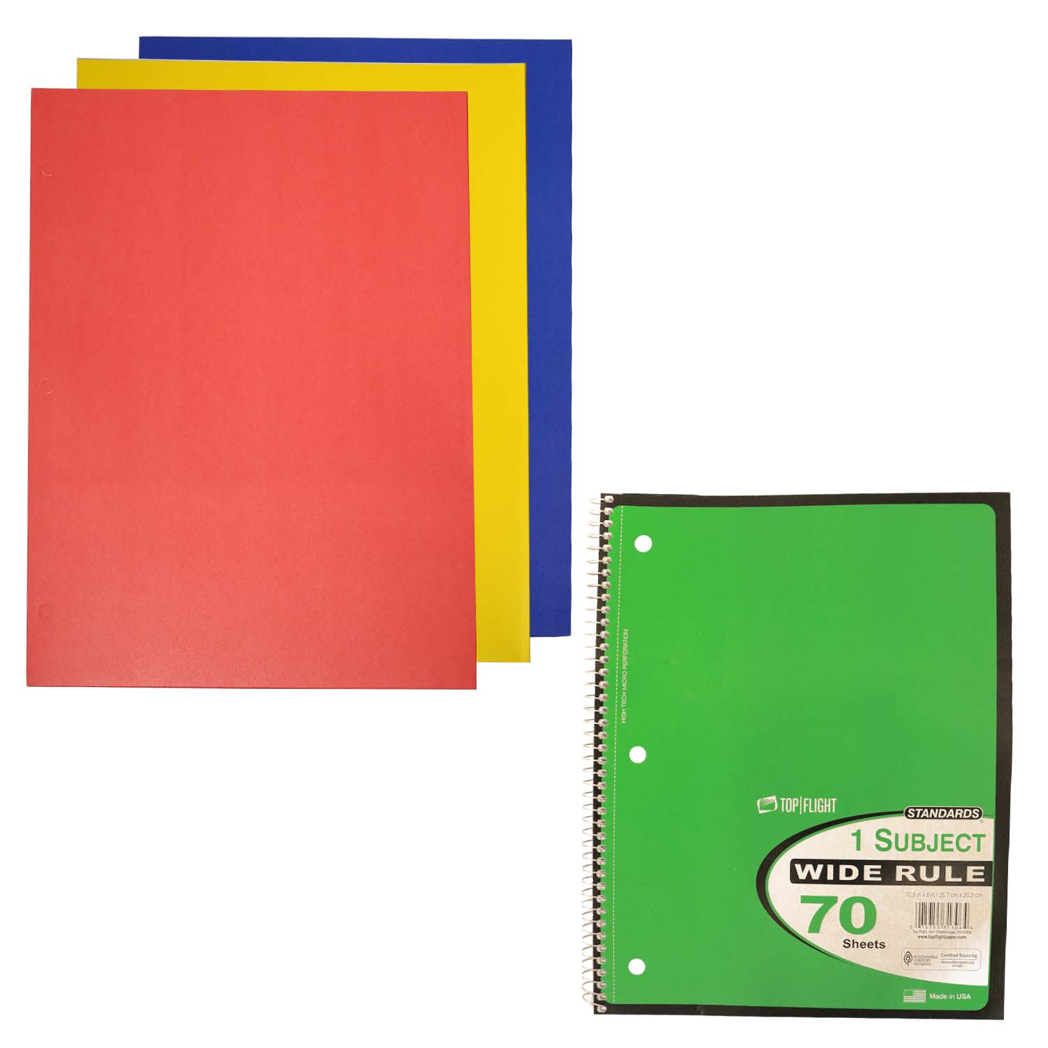 50 Piece Wholesale Premium School Supply Kits for Students - Bulk Case of 12 Kits