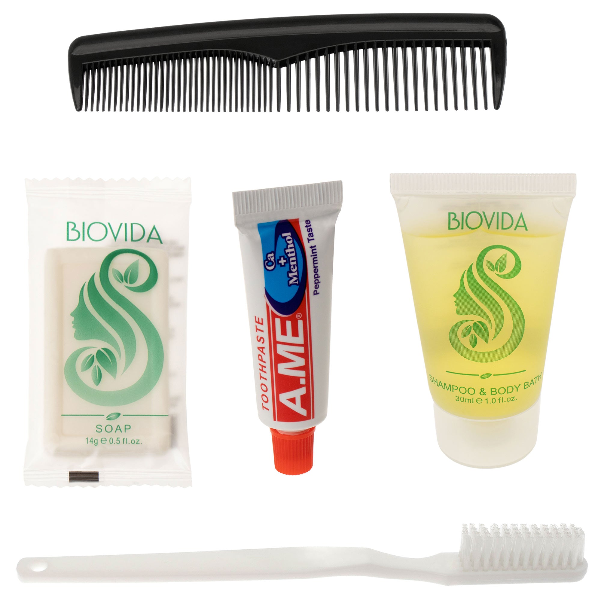 5 piece wholesale hygiene kits in bulk