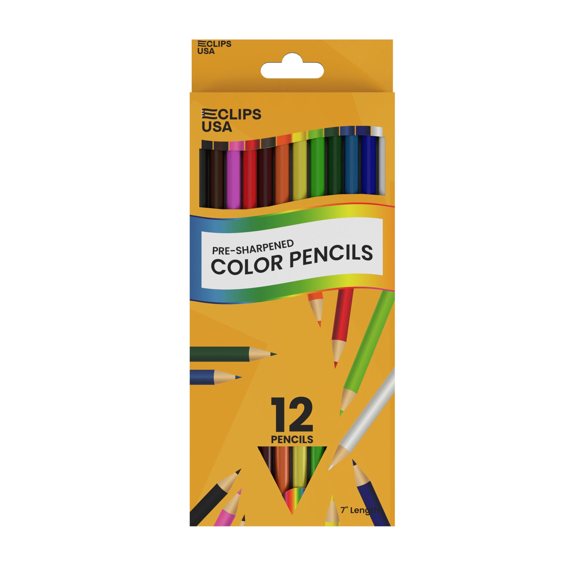 Wholesale Colored Pencils Pre-Sharpened - 12 Pack - Bulk Case of 72 Packs - 864 Total Pencils