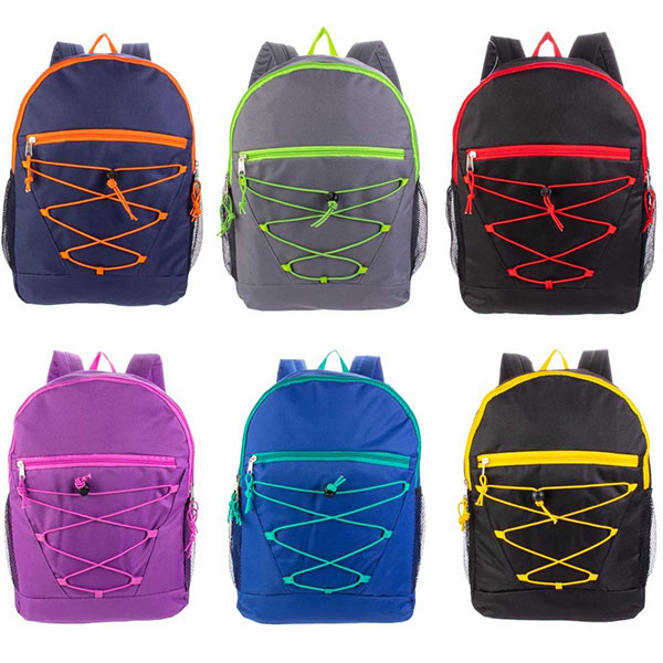 kids bungee style wholesale backpacks for school