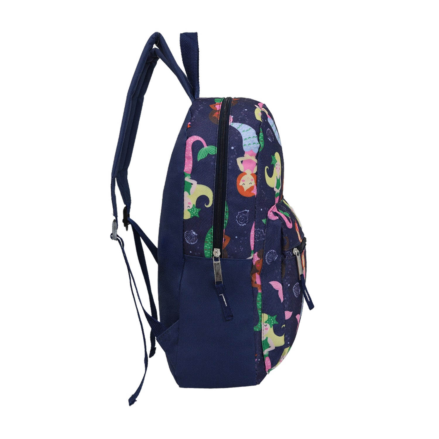 15" Kids Basic Wholesale Backpack in Assorted Girls Prints- Bulk Case of 24
