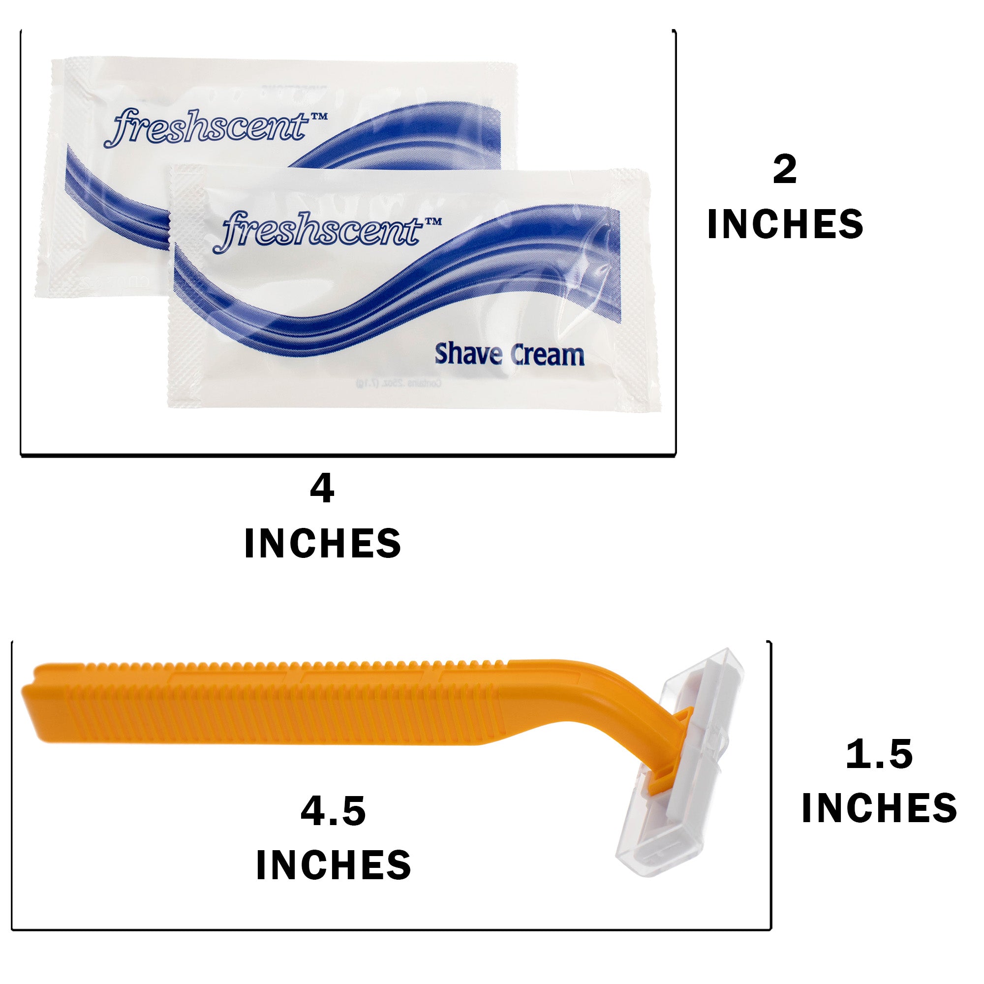 10 Piece Deluxe Wholesale Hygiene Kits - Travel Toiletry Supplies - Bulk Case of 96