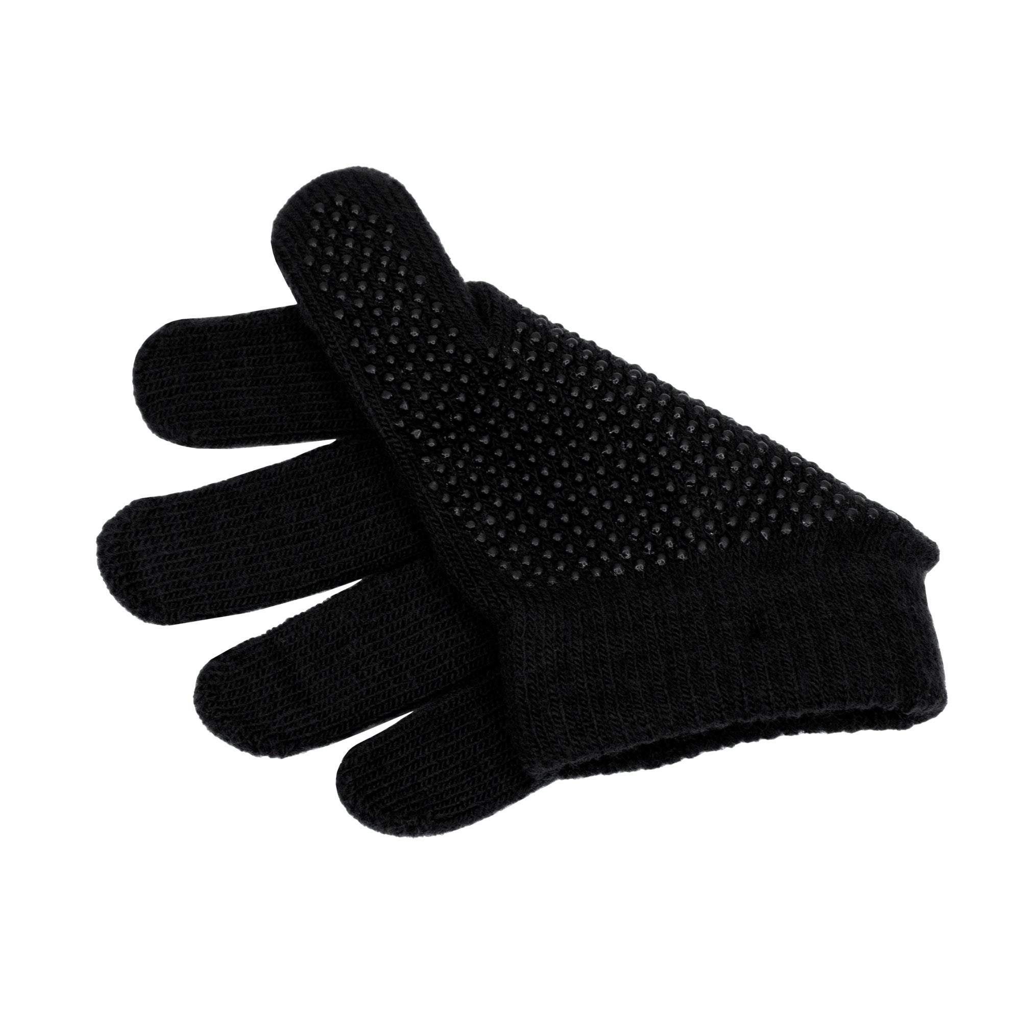 Black Knit Wholesale Winter Gloves- Unisex - Homeless Care - Bulk Case of 96