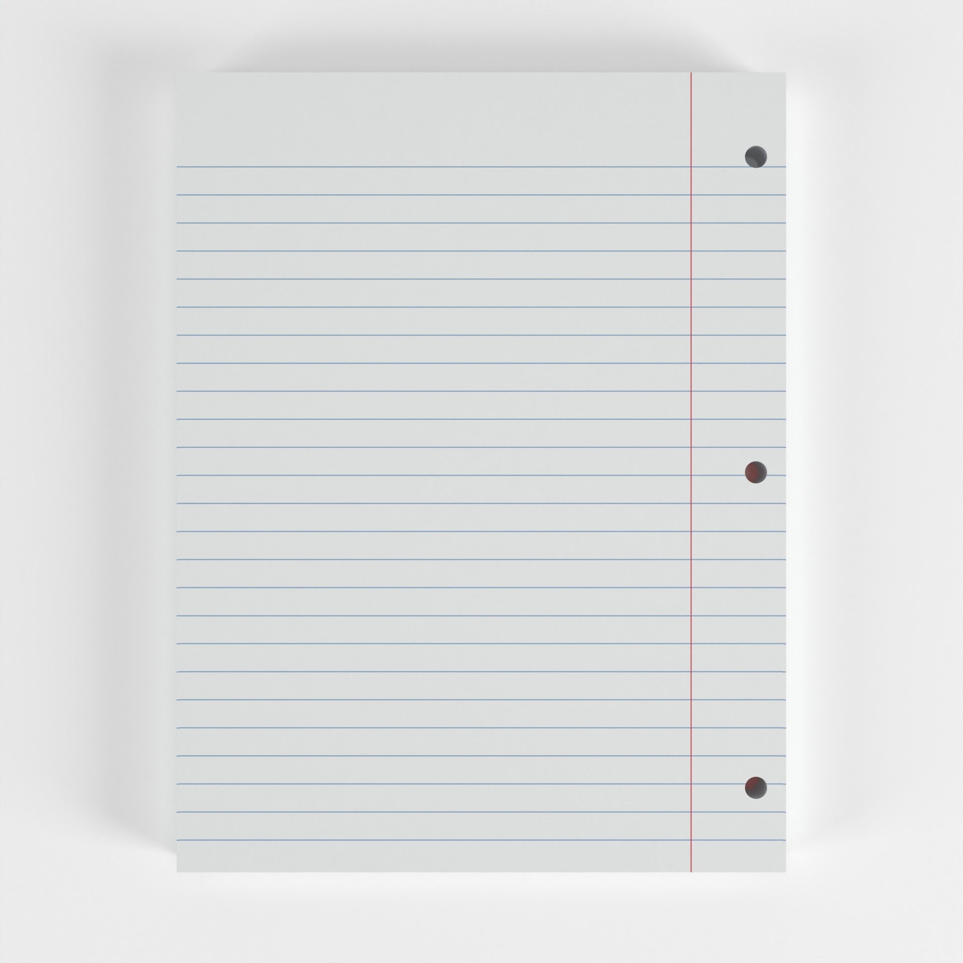 Wide-Ruled Filler Paper - White Loose-leaf, Fits Standard 3-Ring Binder, 150 Sheets