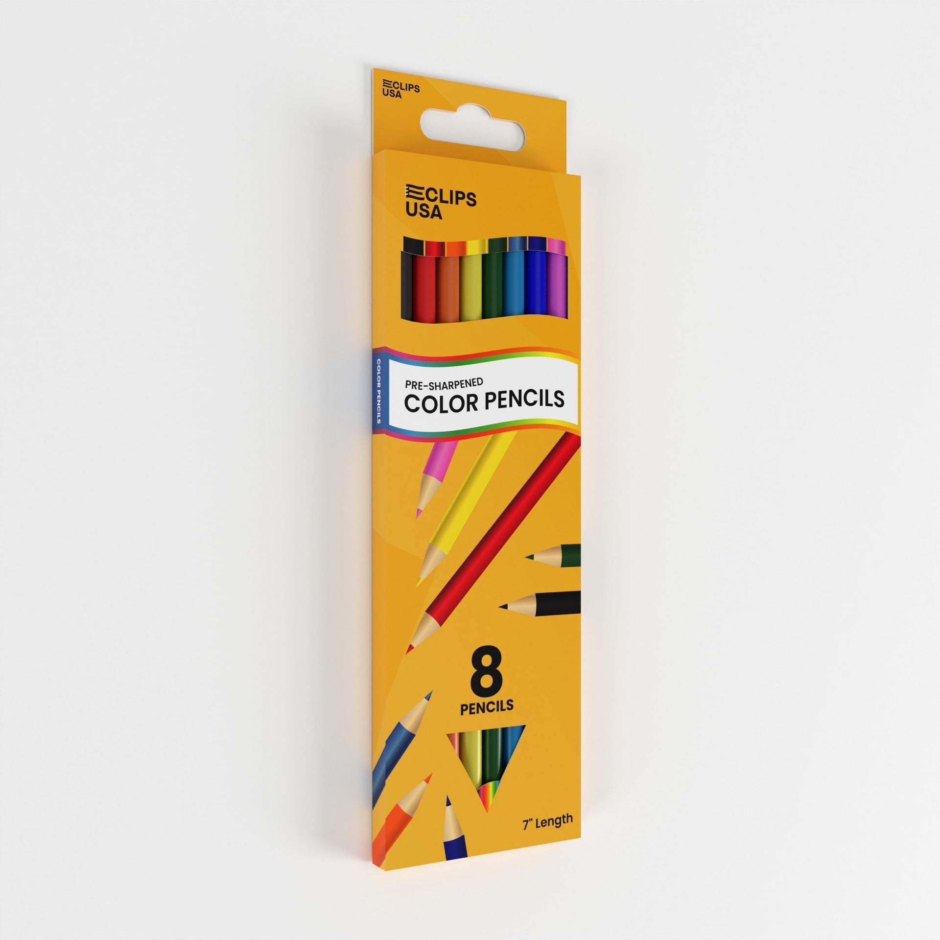 Colored Pencils - Pre-sharpened, 8-count