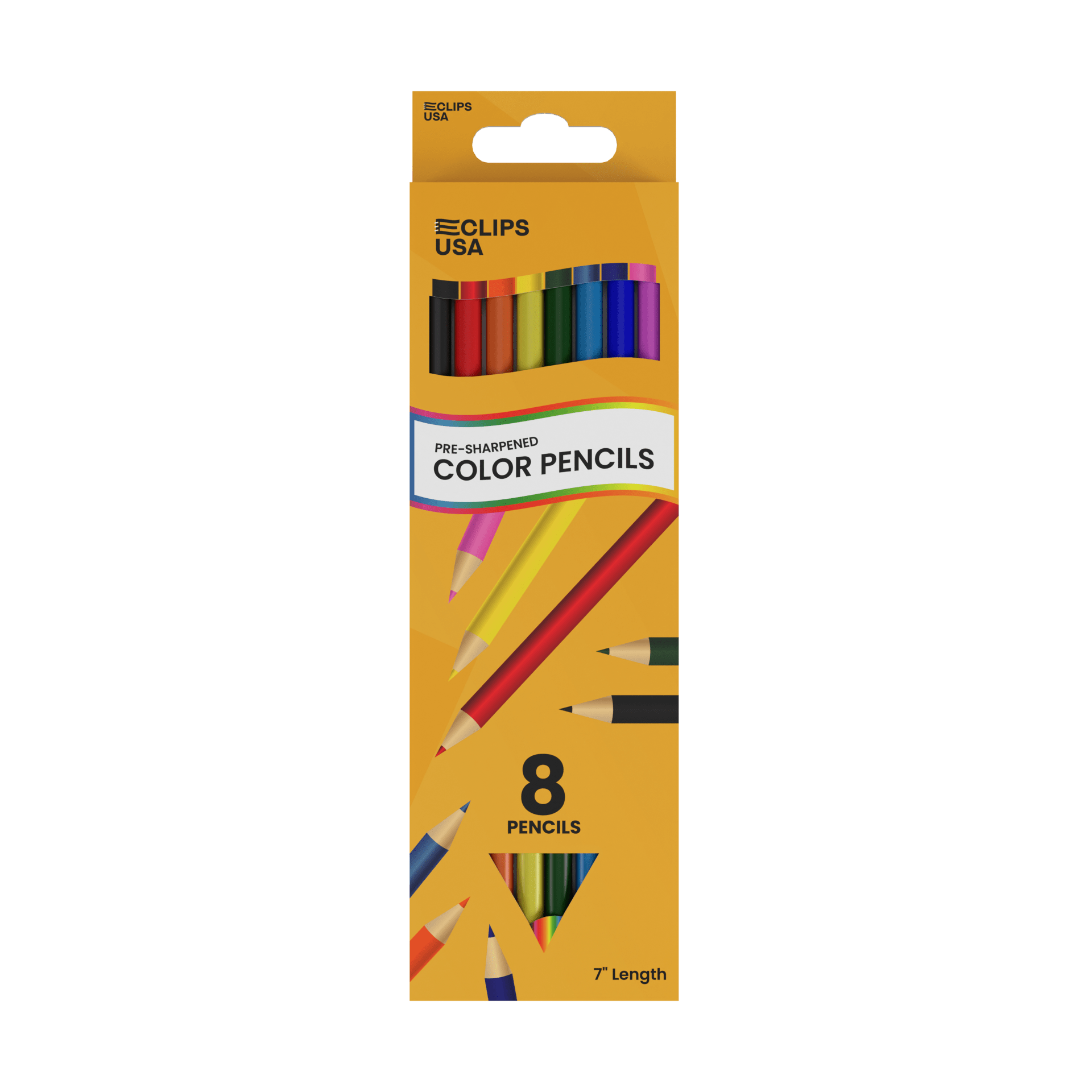 Front facing image of Colored Pencils.
