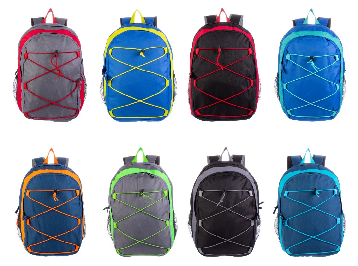 17 Inch Back to School Wholesale Bungee Backpacks