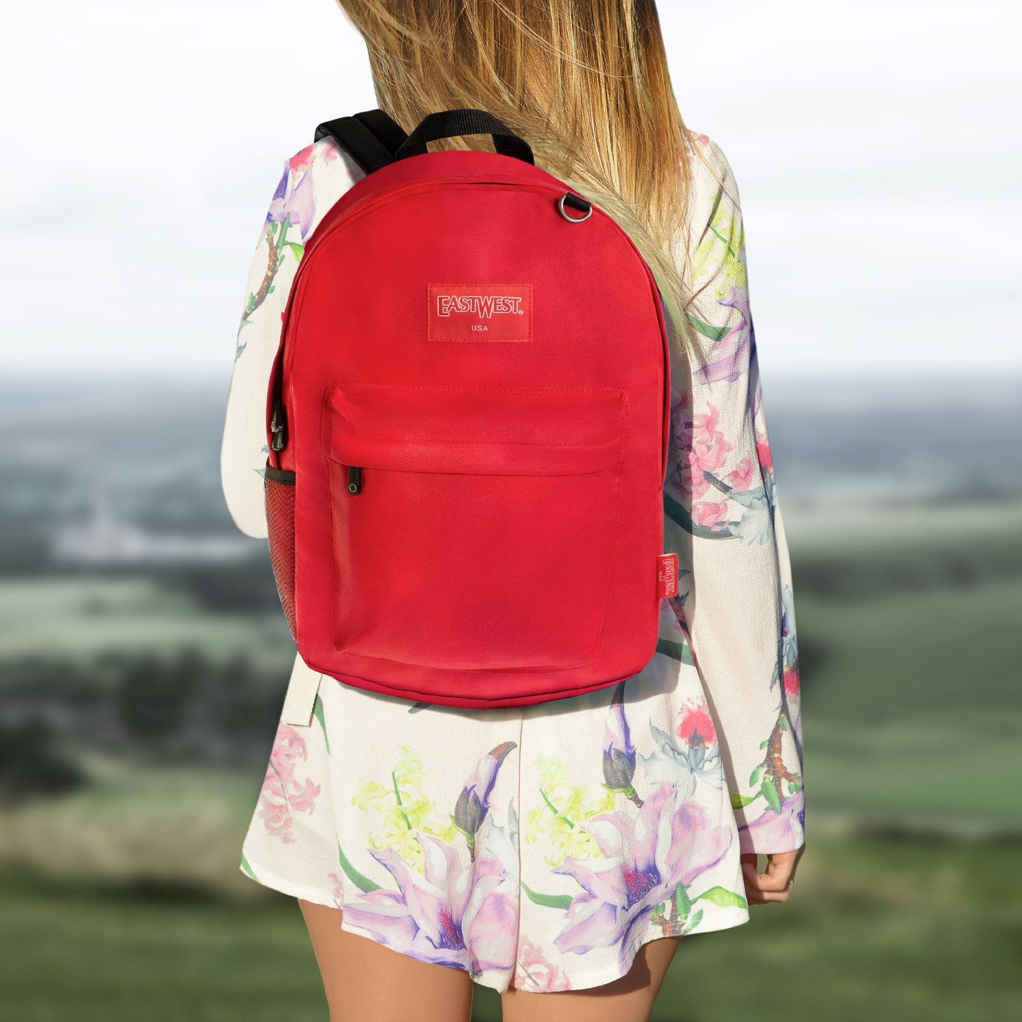 12 Diamond Patch 17" Backpacks in Multi Colors & Your Choice of 12 Bulk Hygiene Kits - Wholesale Care Package: Homeless, Emergency, Charity