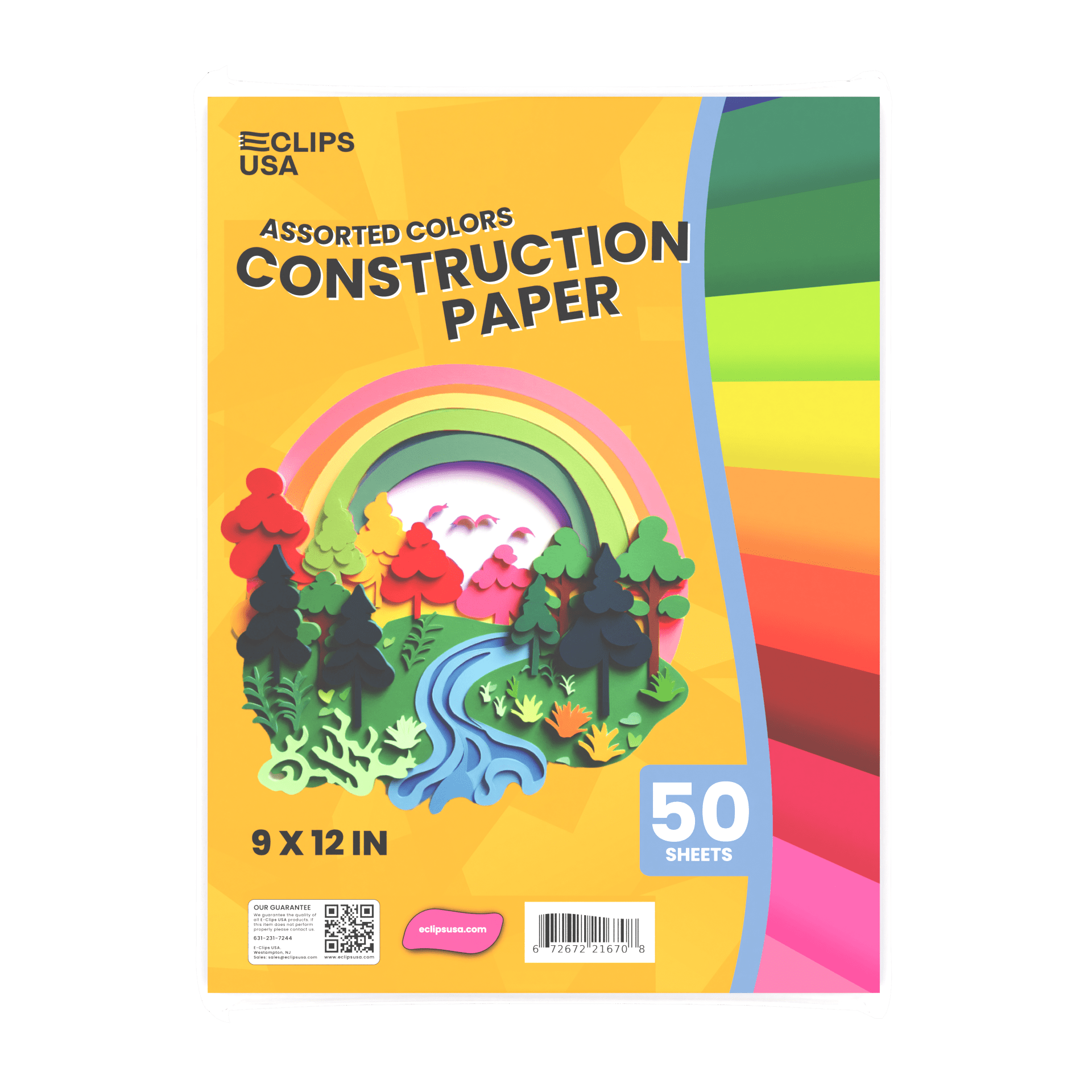 Front facing image of Construction Paper.