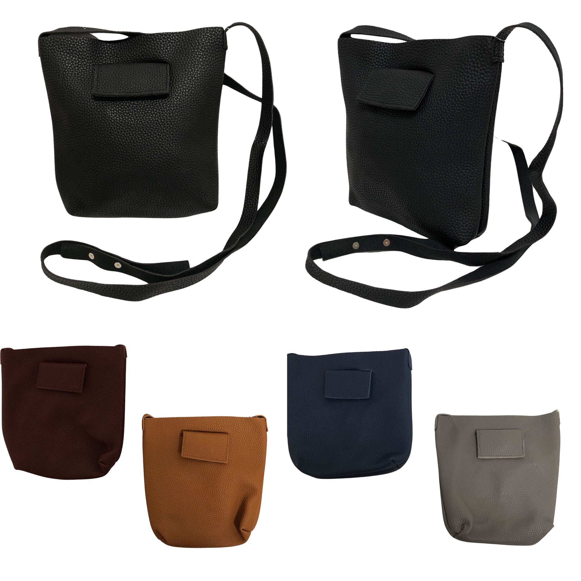 CLEARANCE CROSSBODY BAG FOR WOMEN (CASE OF 48 - $1.75 / PIECE)  Assorted Color Wholesale Crossbody Bag SKU: 336-DK-48