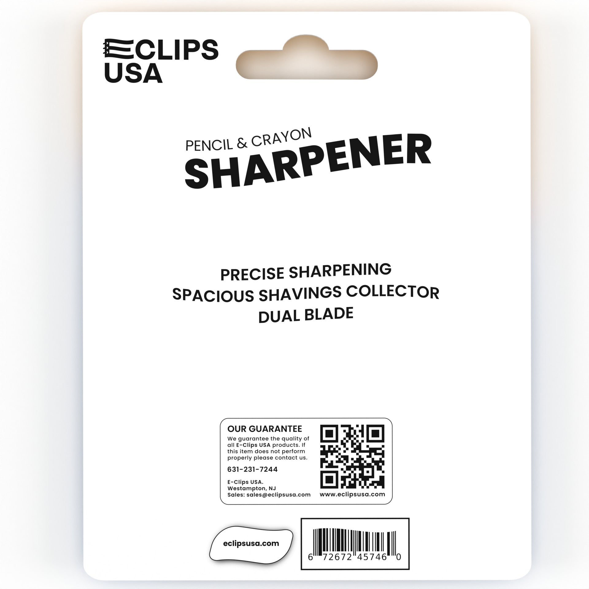 Manual Pencil Sharpeners - Double Hole For Pencil And Crayon, Receptacle Included, Assorted Colors, 3 Pack