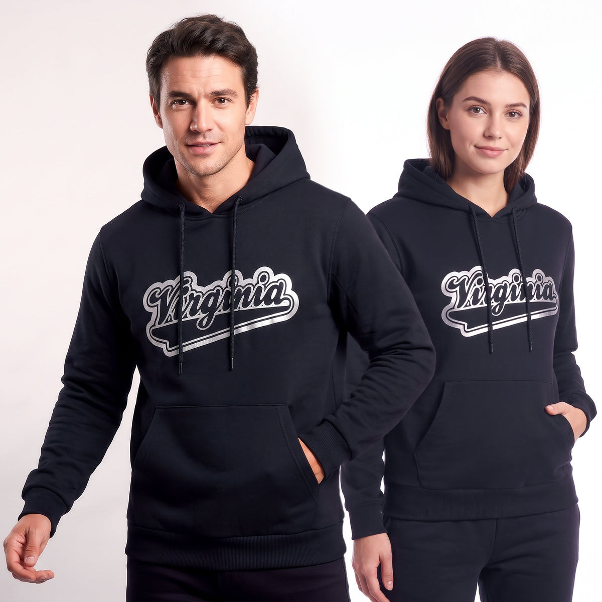 Winter Hoodie Virginia Assorted Sizes - Bulk Case of 12