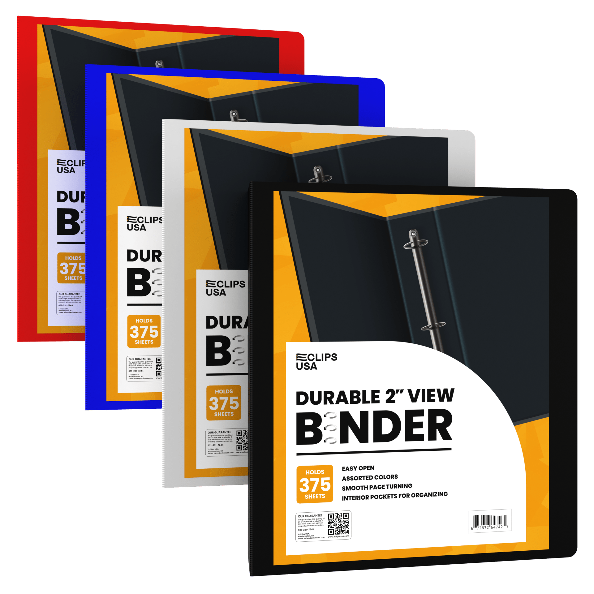 Front facing image of Durable View Binder.