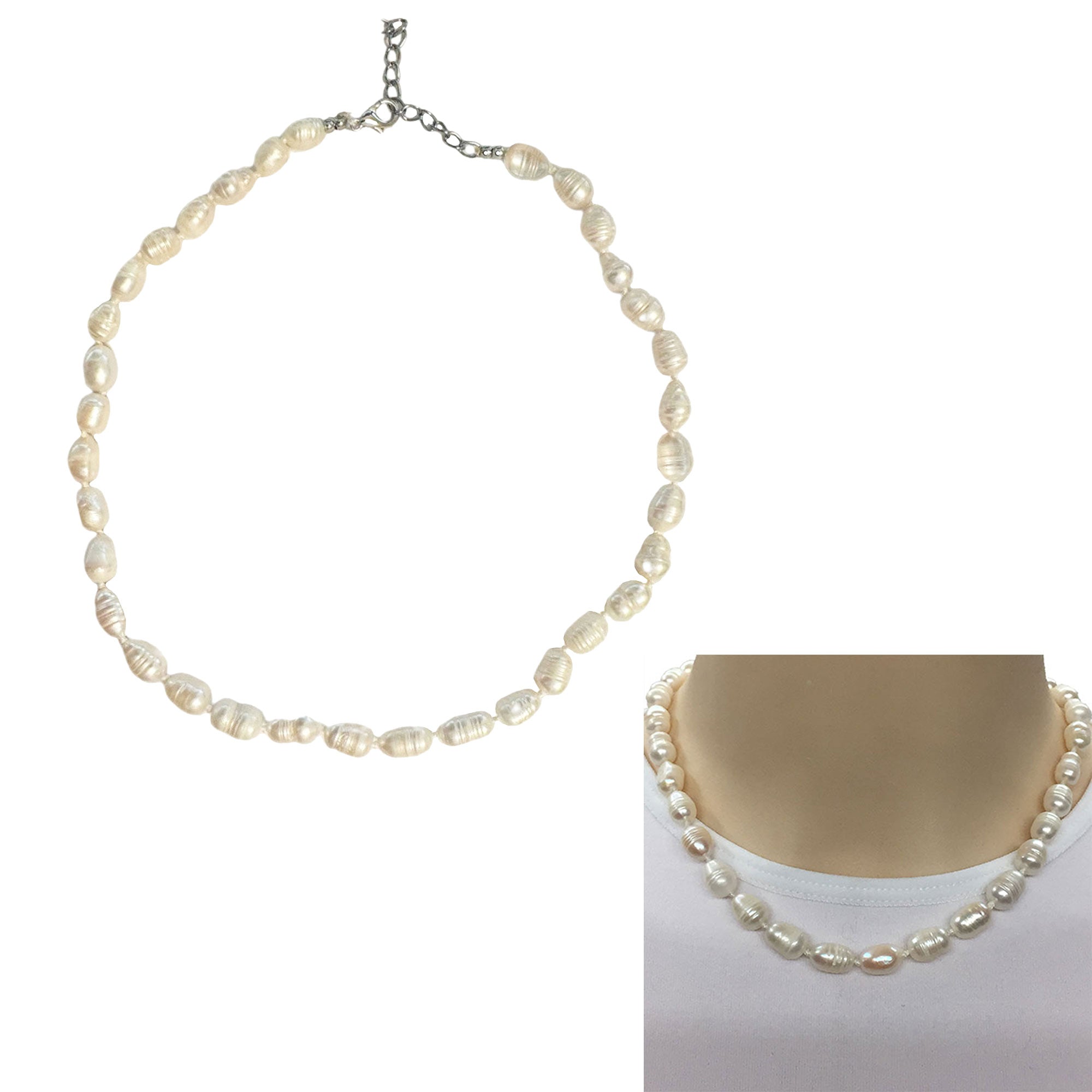 CLEARANCE PEARL NECKLACE (CASE OF 60 - $1.25 / PIECE)  Wholesale Pearl Necklace SKU: 70900-60
