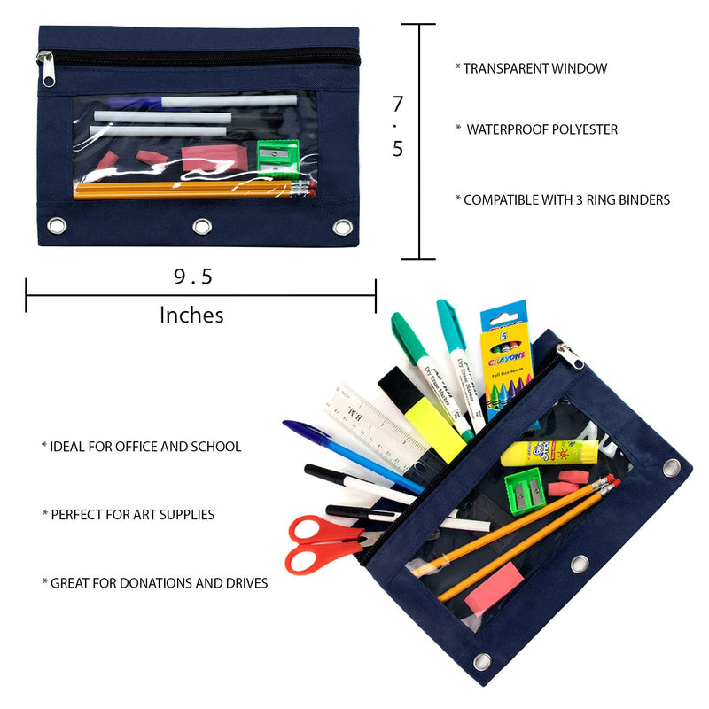 17" Kids Basic Wholesale Combo Set Of Backpack in Assorted Colors and Prints - Bulk Case of 60 with Free Pencil Pouches Included