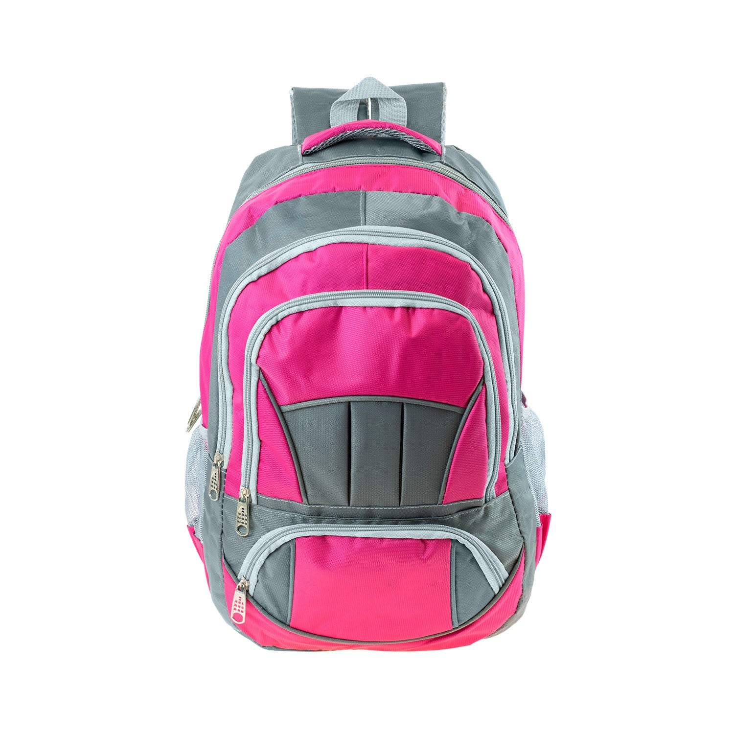 19" Durable Quality Premium Wholesale Backpack in 8 Assorted Colors - Bulk Case of 24