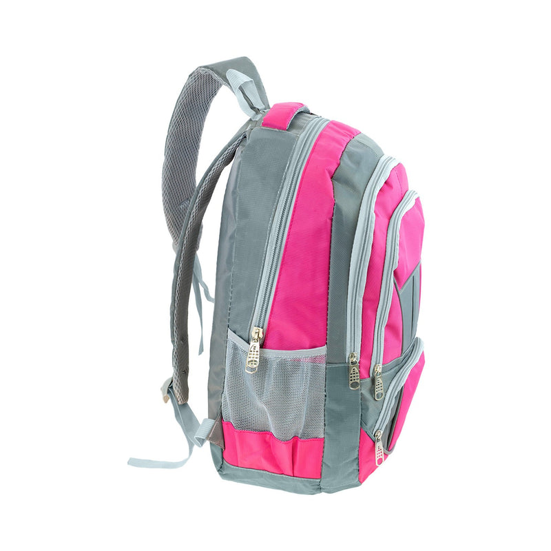 19" Durable Quality Premium Wholesale Backpack in 8 Assorted Colors - Bulk Case of 24