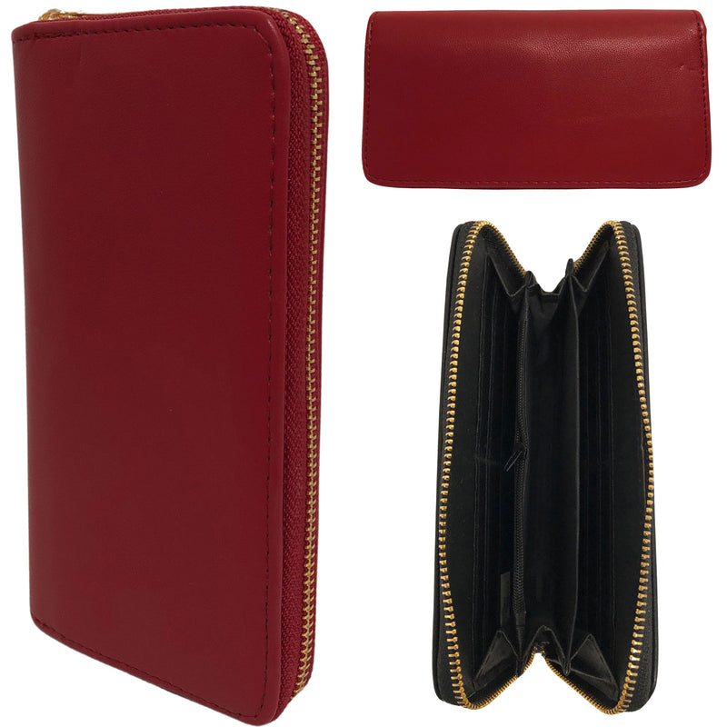 CLEARANCE WALLETS FOR WOMEN ASSORTED COLORS (CASE OF 36 - $2.00 / PIECE) - Wholesale Wallets for Women | SKU: 762-PEBBLE-36