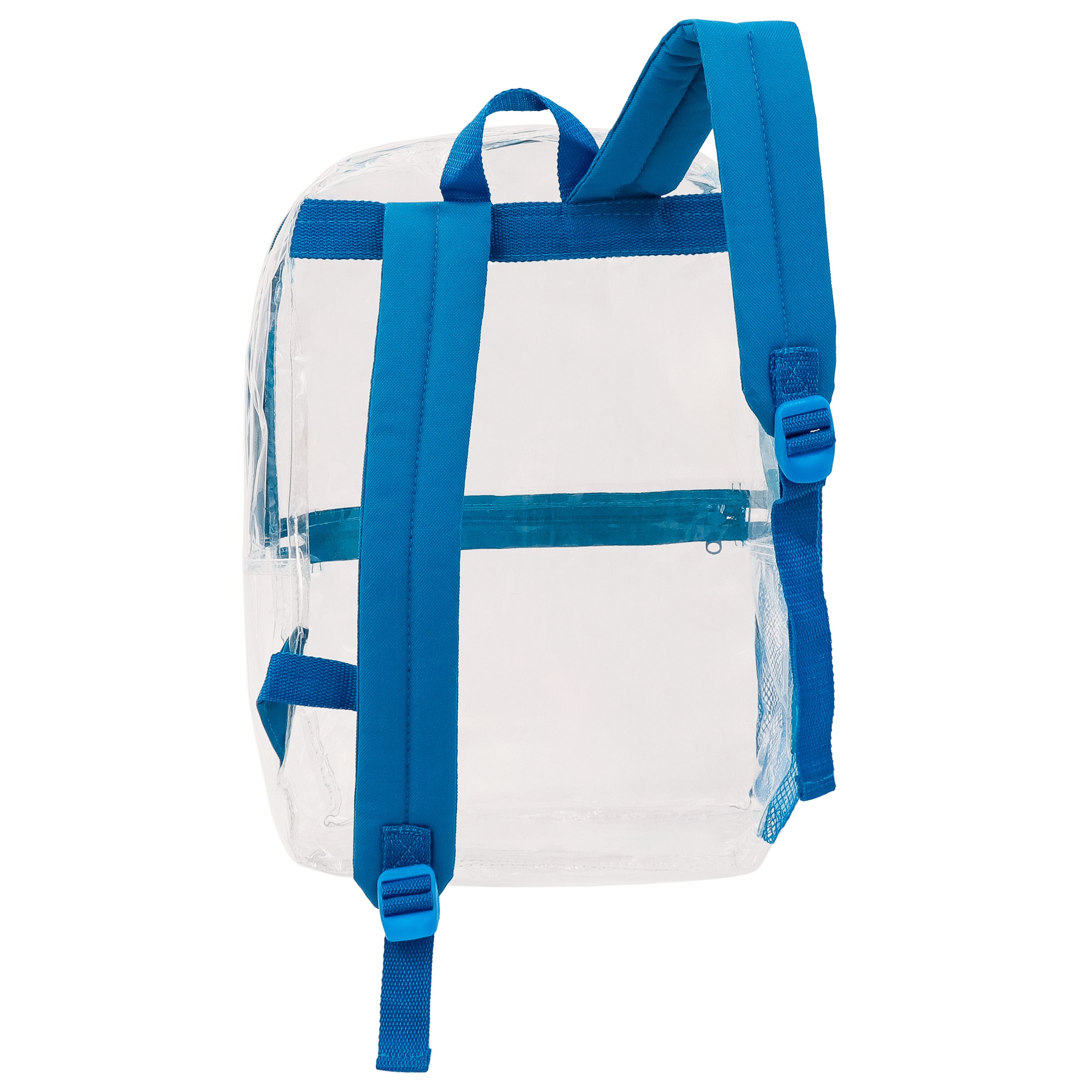 17" Clear Wholesale Backpacks in Assorted Colors & 12 Bulk School Supply Kits of Your Choice