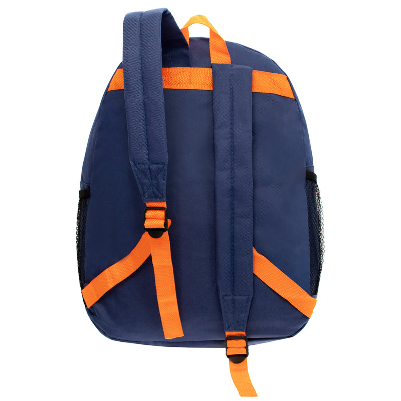 17" Bungee Bulk Backpacks in 6 Assorted Colors - Wholesale Case of 24
