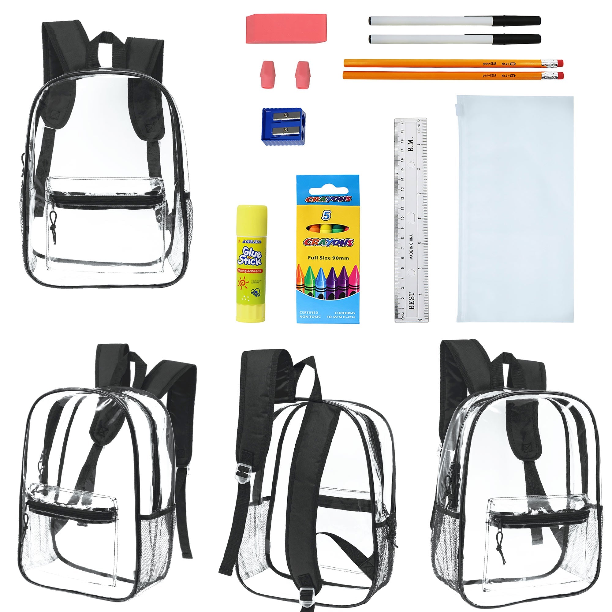 a case of kida backpacks for 10.00 24 24-Pack 17" Kids - Bookbags in Bulk for Elementary, Middle, and High School Students, 12 Assorted Colors This all 24-Pack 17" School Backpacks for