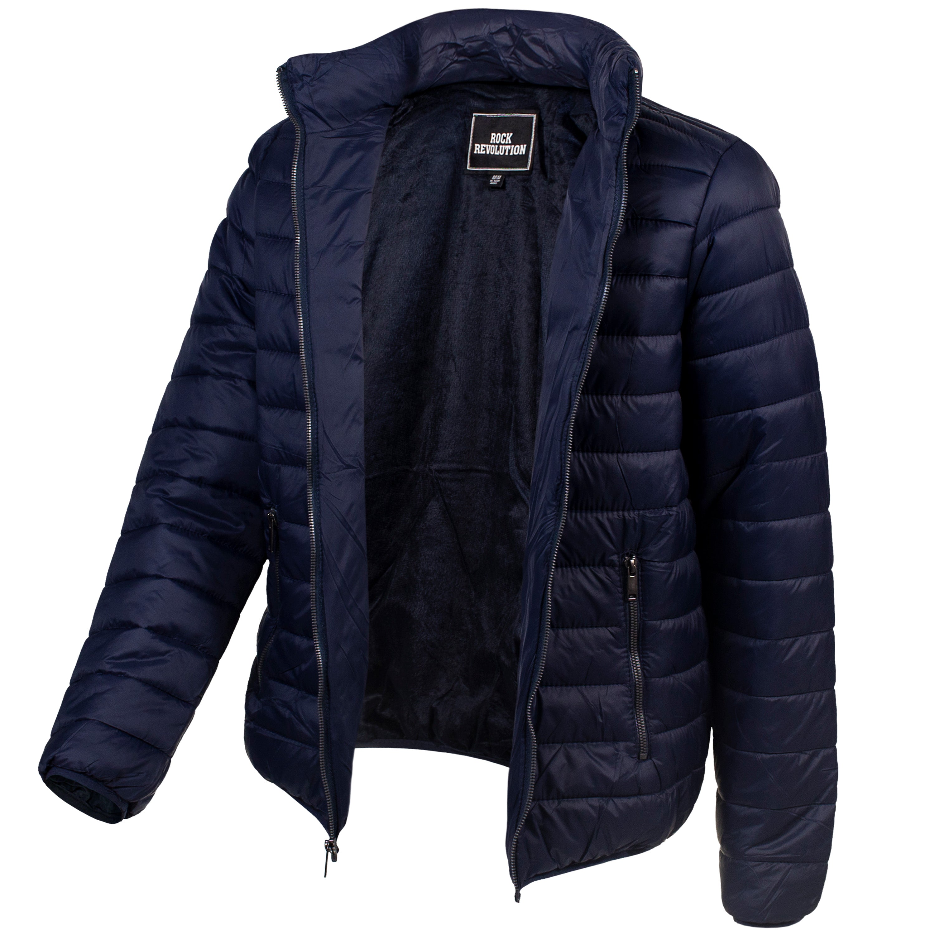 Men's Hooded Warm Winter Wholesale Coats in Assorted Colors & Sizes - Bulk Case of 12 Winter Jackets