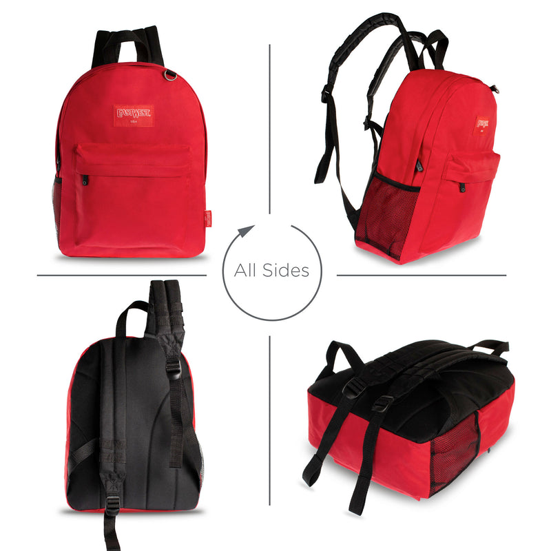 17 inch wholesale school backpack for boys and girls