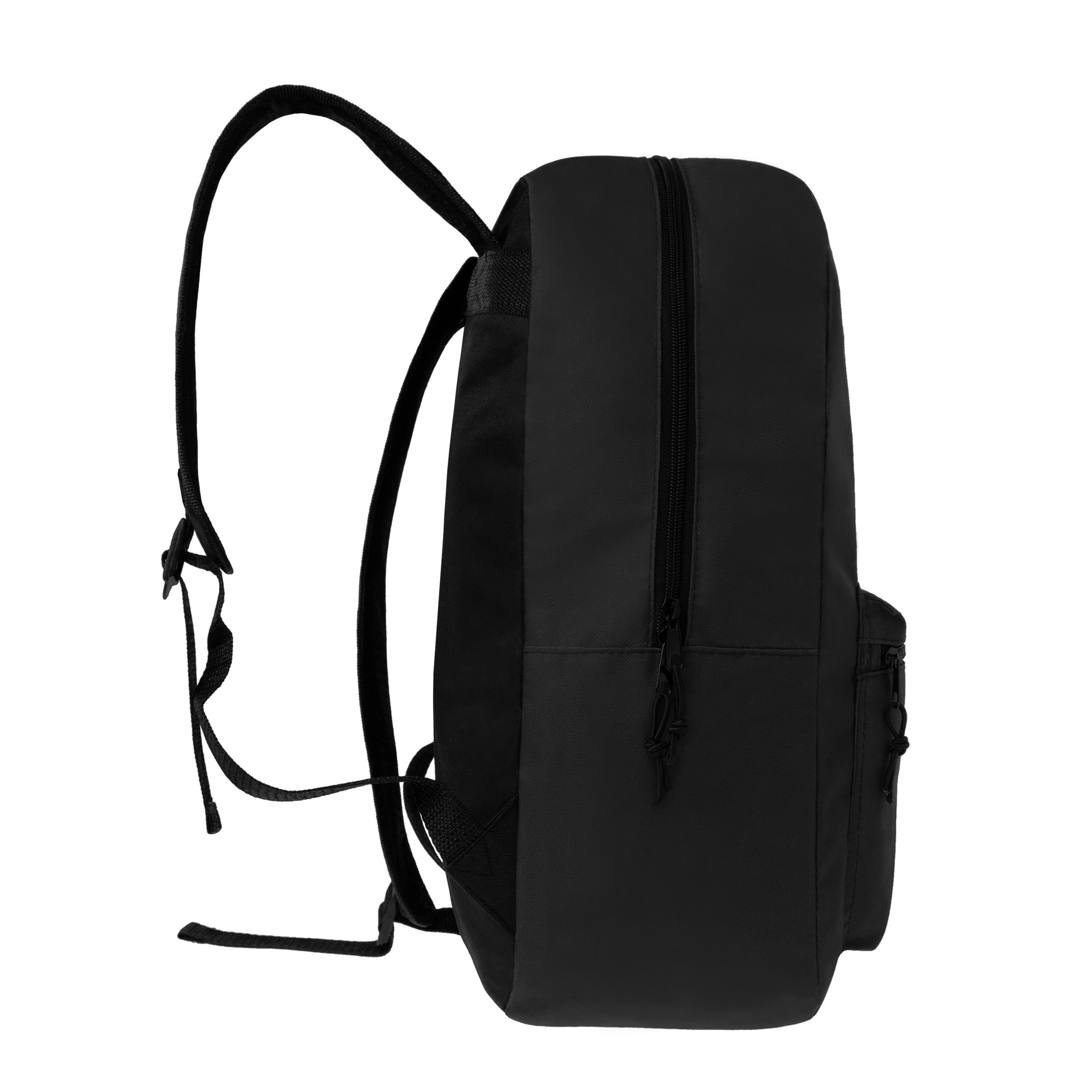 19 inch black wholesale backpack in bulk with free shipping
