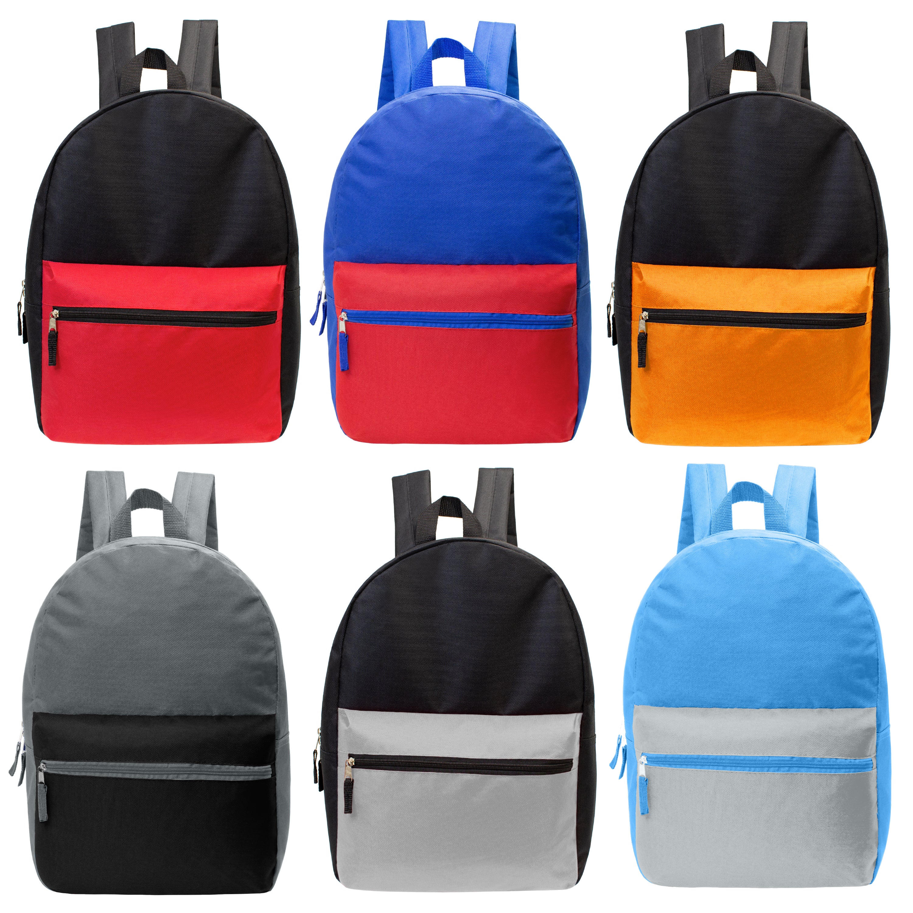 boys wholesale backpacks in bulk 2 tone colors SKU: BAPA-282-24