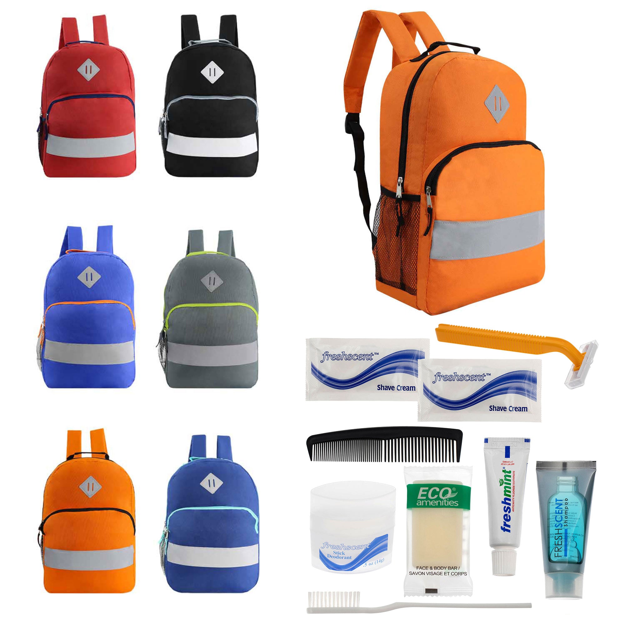 Wholesale Homeless Care Packages with Backpacks for Charity Donations