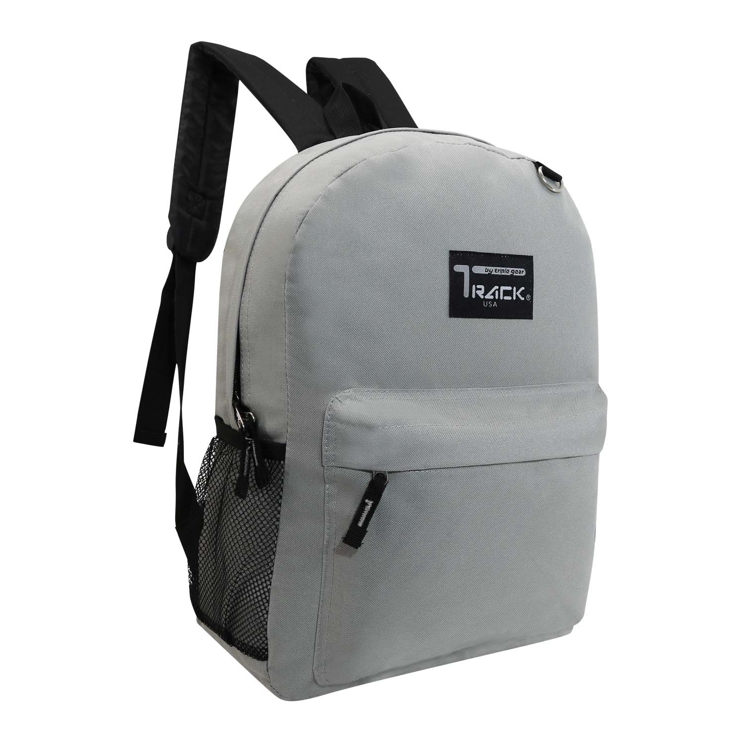 light grey wholesale 17 inch school backpacks