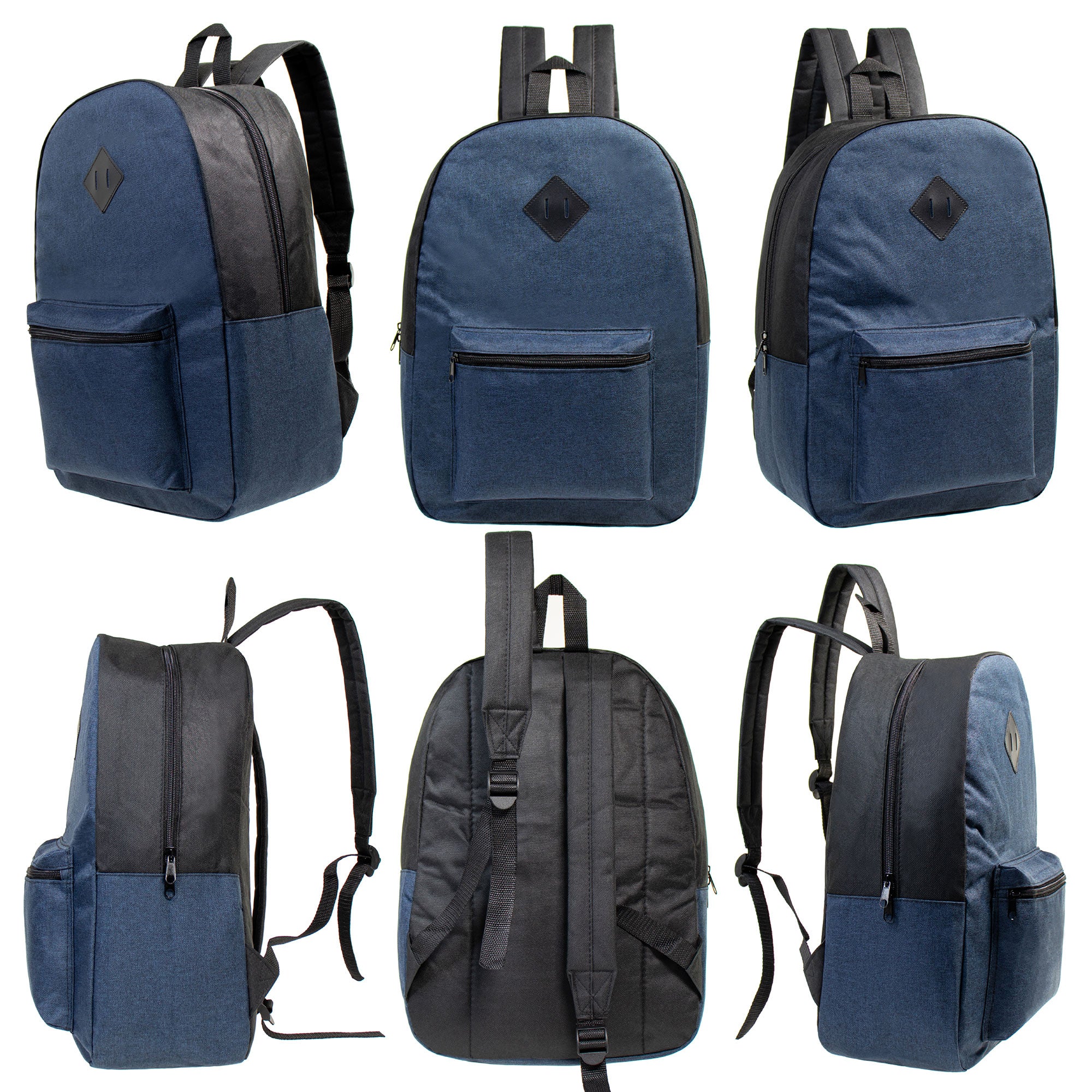 bulk packpack with a designer inspired patch SKU BAPA-305-24