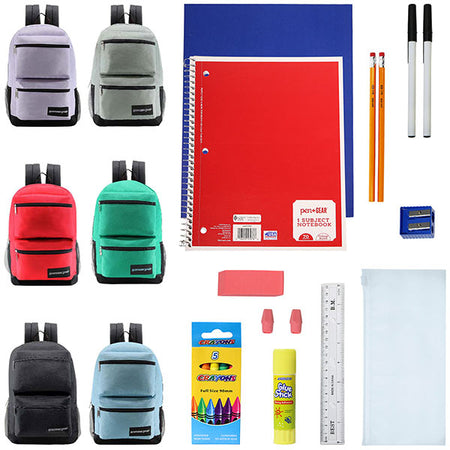 Wholesale Backpacks with School Supply Kits