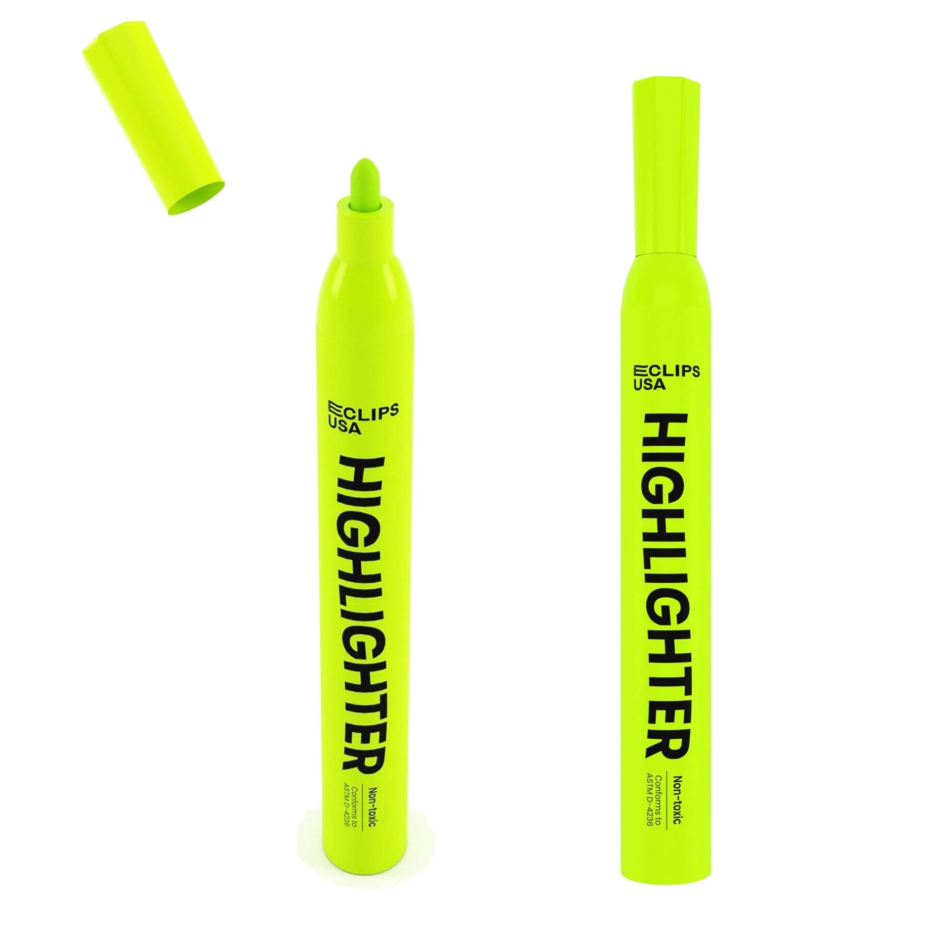 Yellow Wholesale Highlighters - Fine Tip & Non-Toxic - Bulk Case of 350 Highlighters