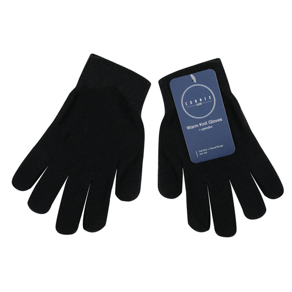 Black Knit Wholesale Winter Gloves- Homeless Care - Free Shipping