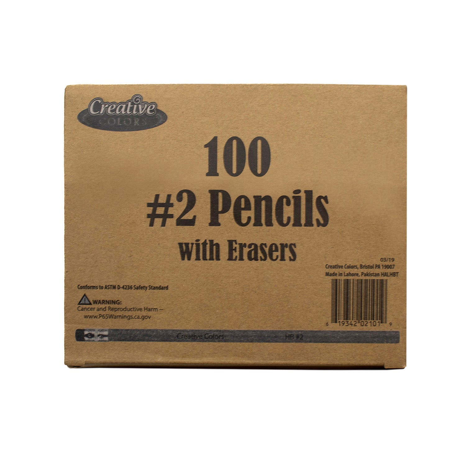 Classic Yellow #2 Pencils - Bulk School Supplies Wholesale Case of 100 Pencils